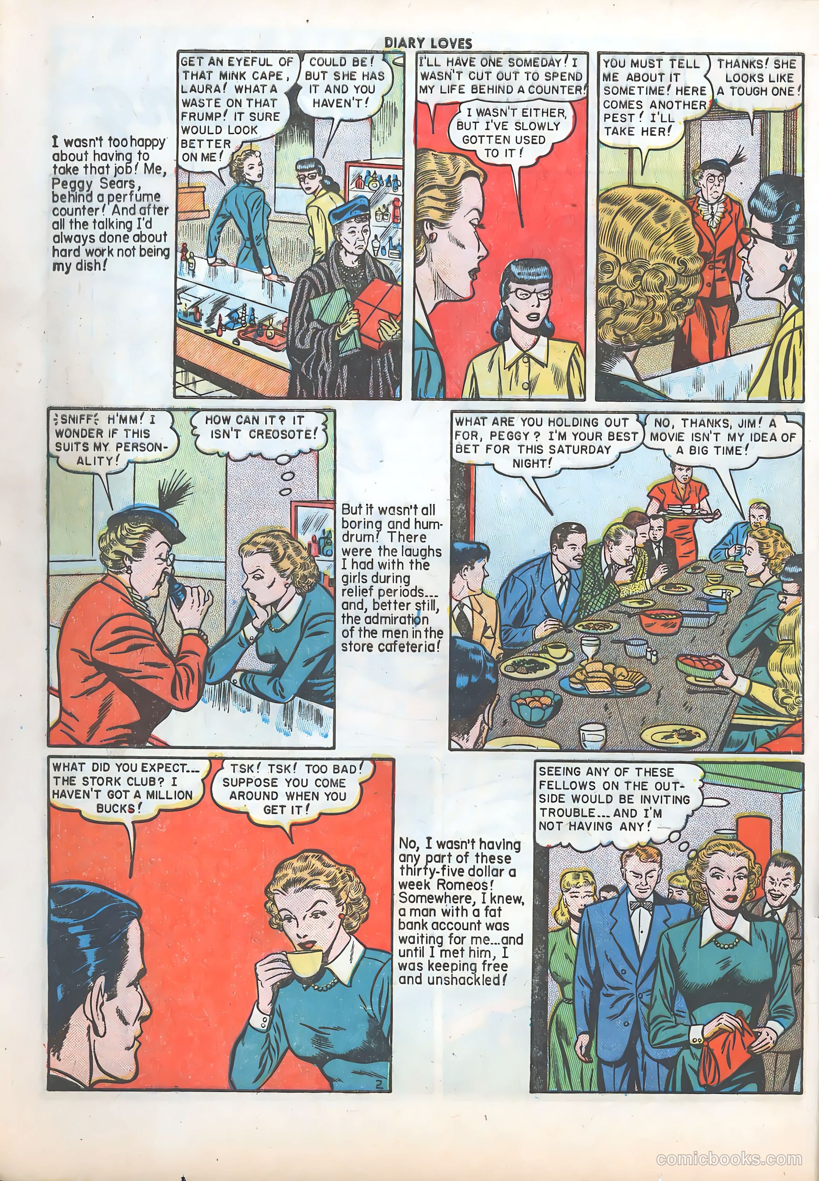 Diary Loves #6 (1950) — page 4 of 36