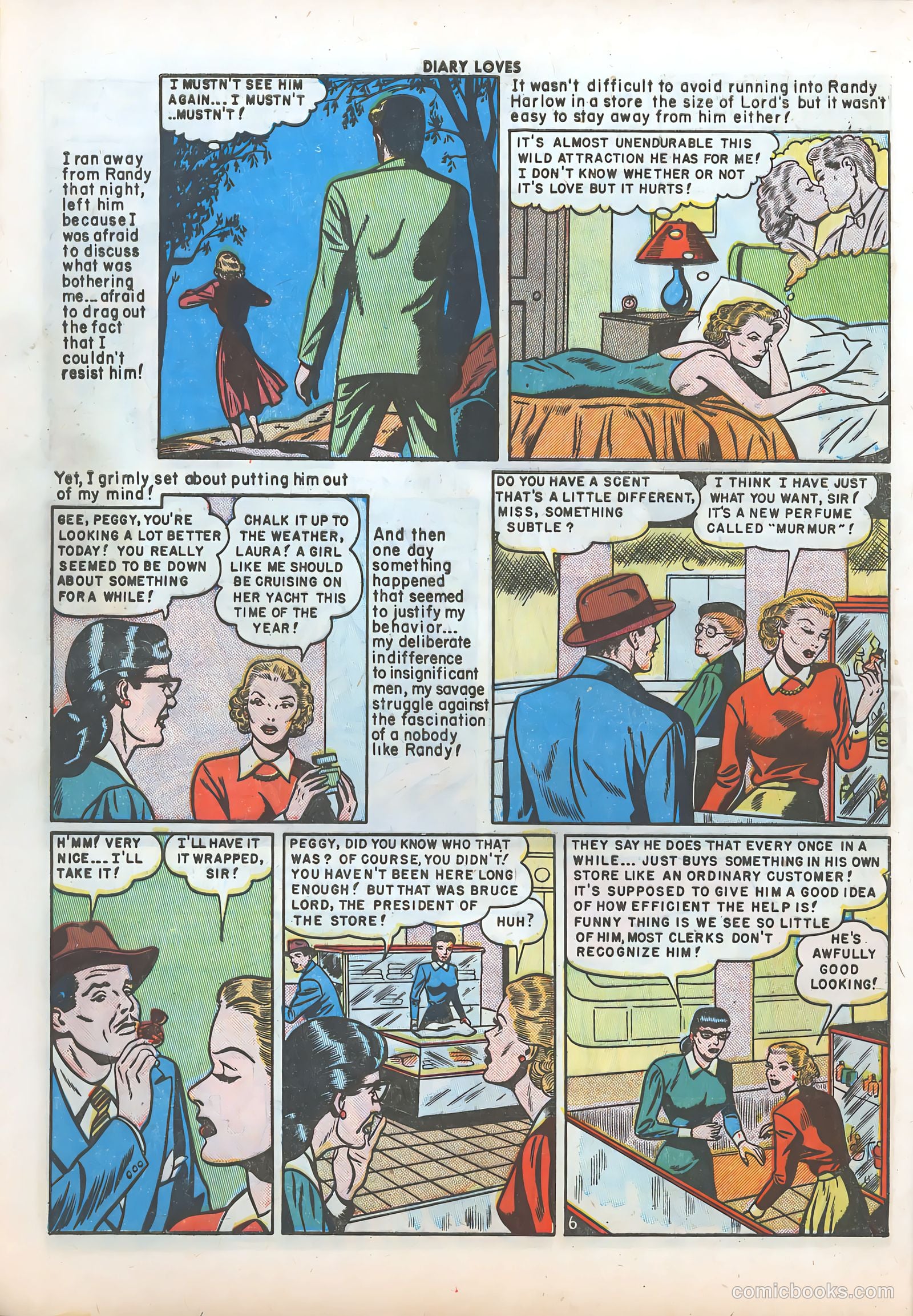 Diary Loves #6 (1950) — page 8 of 36