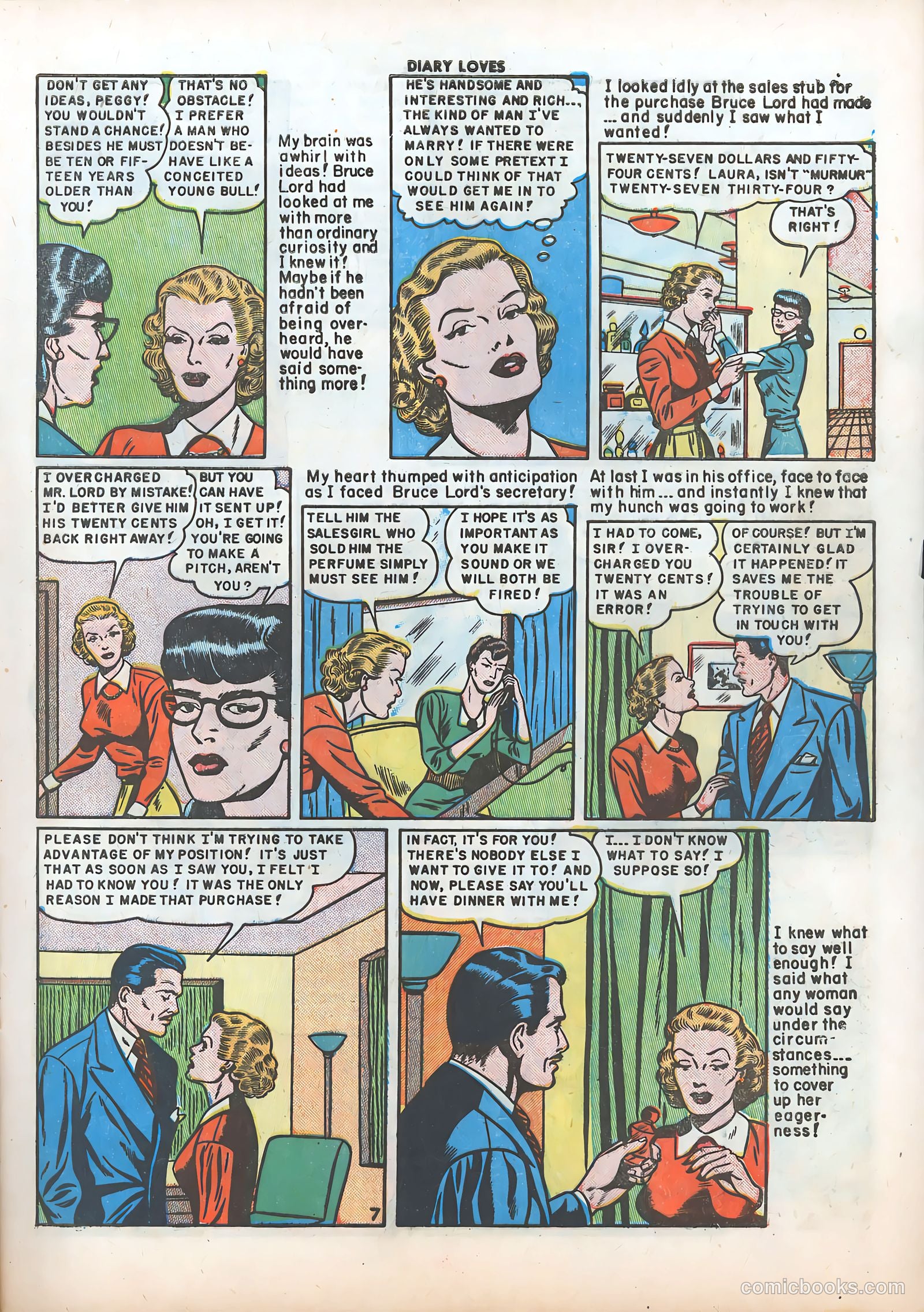 Diary Loves #6 (1950) — page 9 of 36