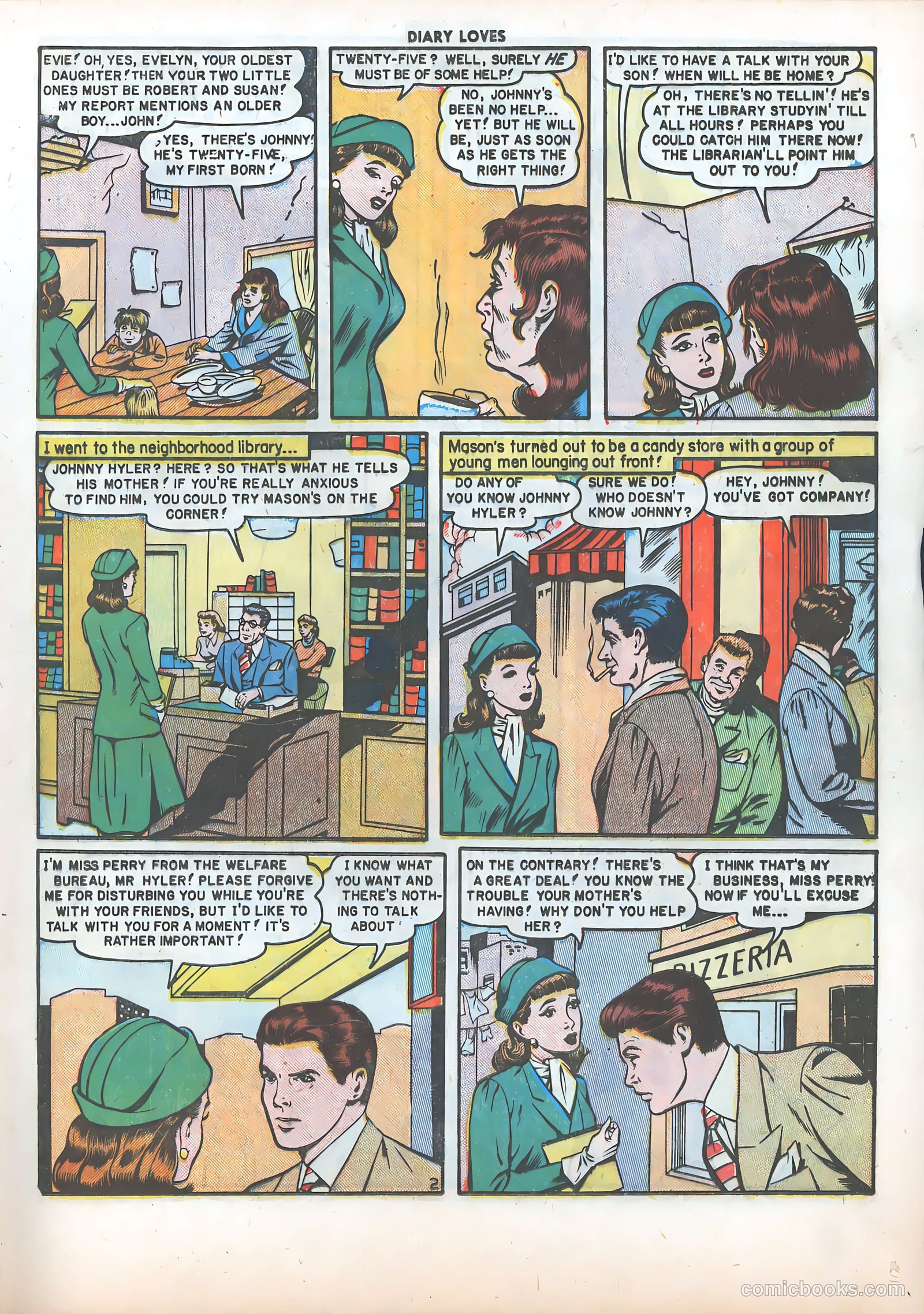 Diary Loves #6 (1950) — page 13 of 36