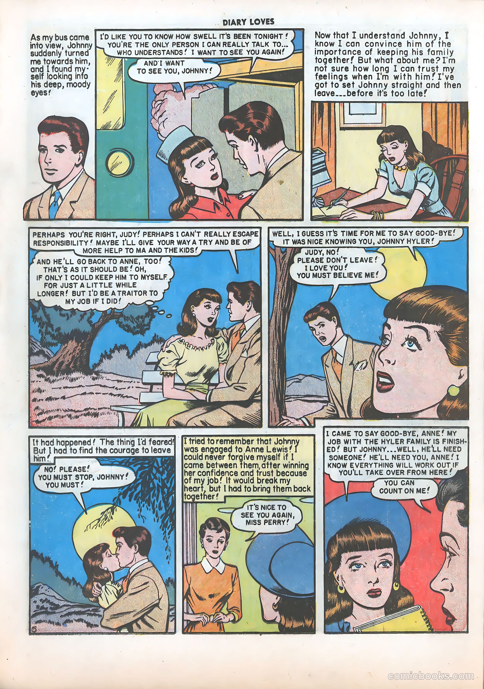 Diary Loves #6 (1950) — page 16 of 36