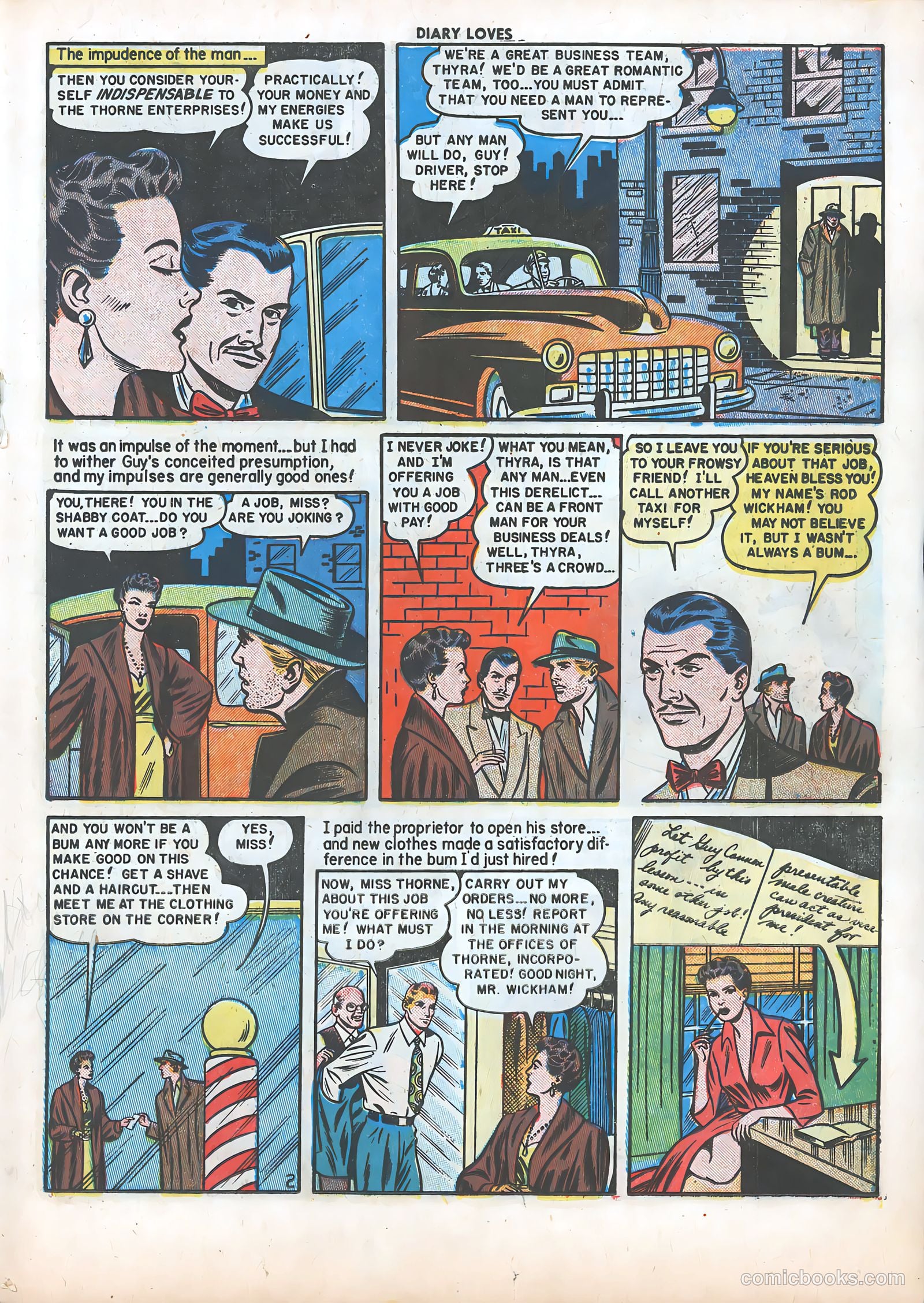 Diary Loves #6 (1950) — page 19 of 36