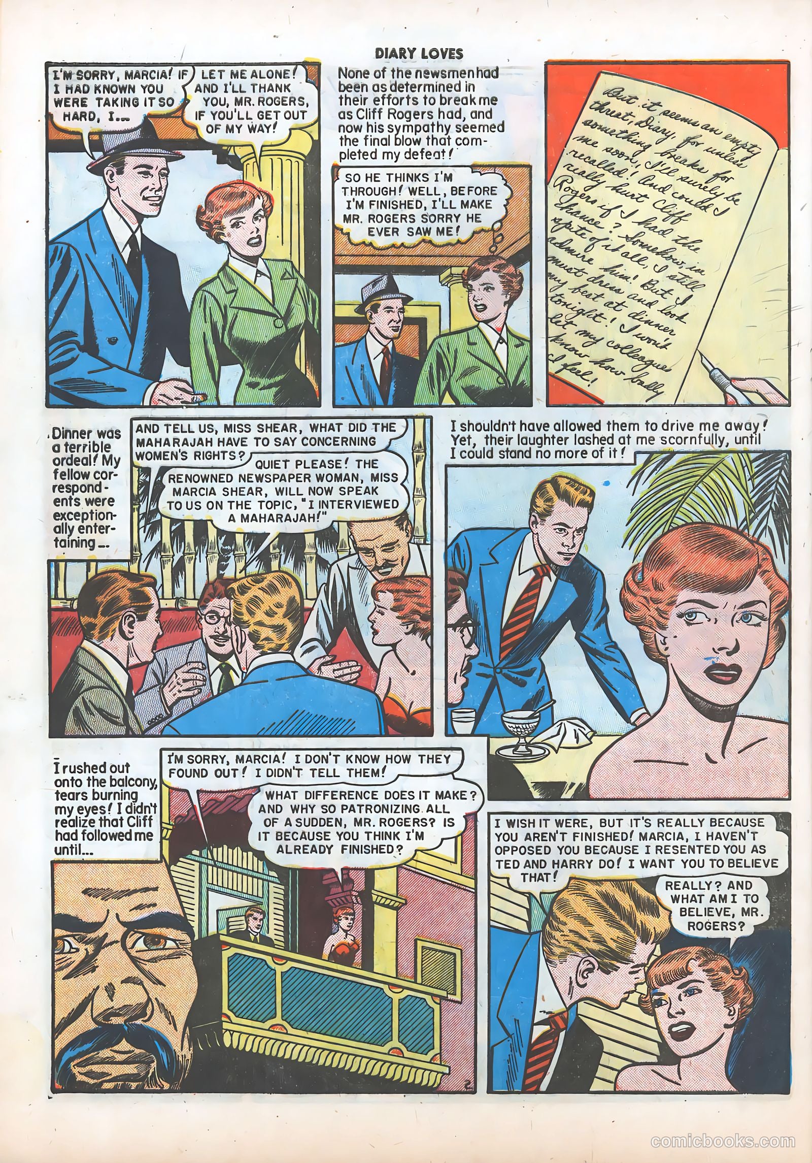 Diary Loves #6 (1950) — page 28 of 36