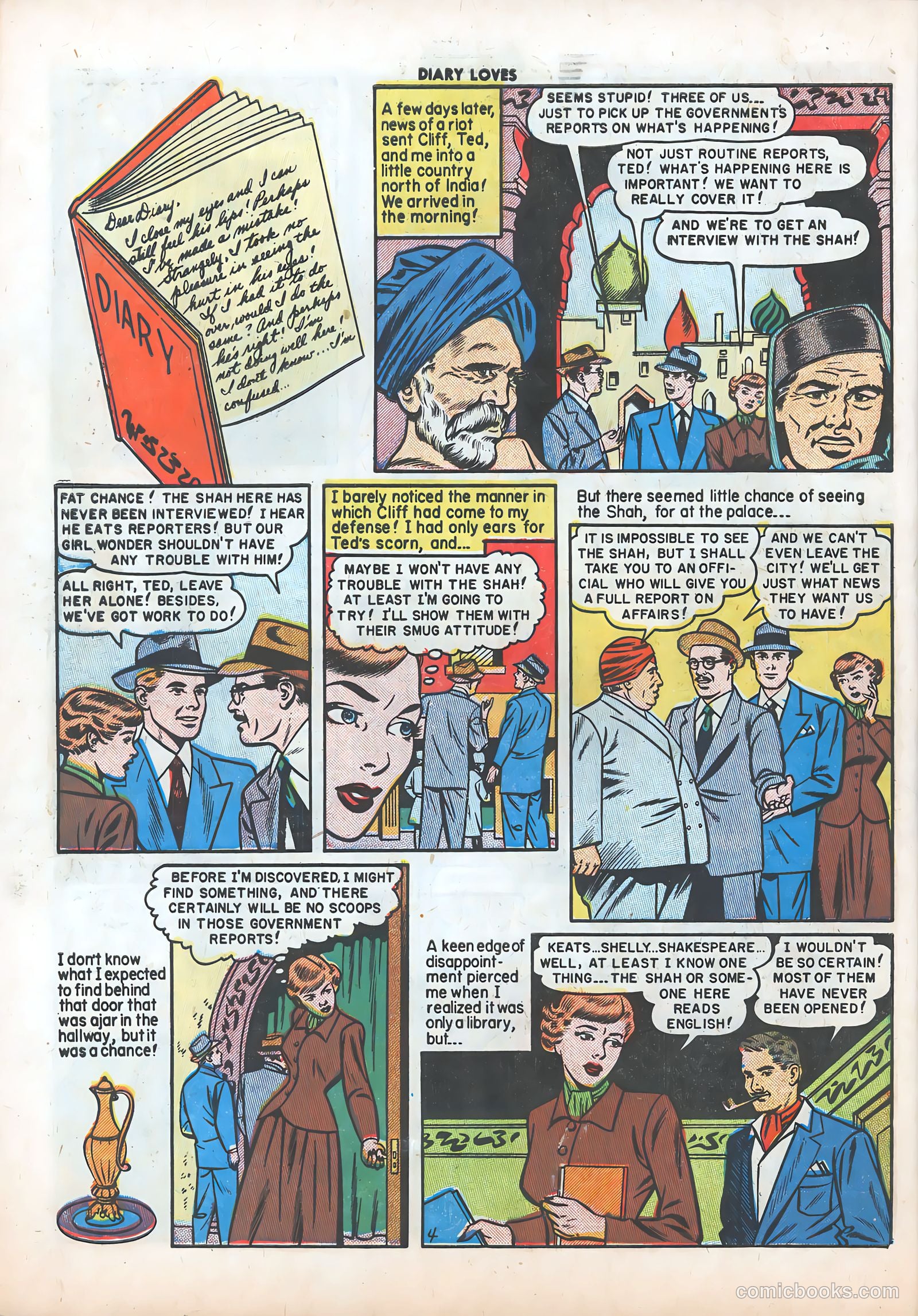 Diary Loves #6 (1950) — page 30 of 36
