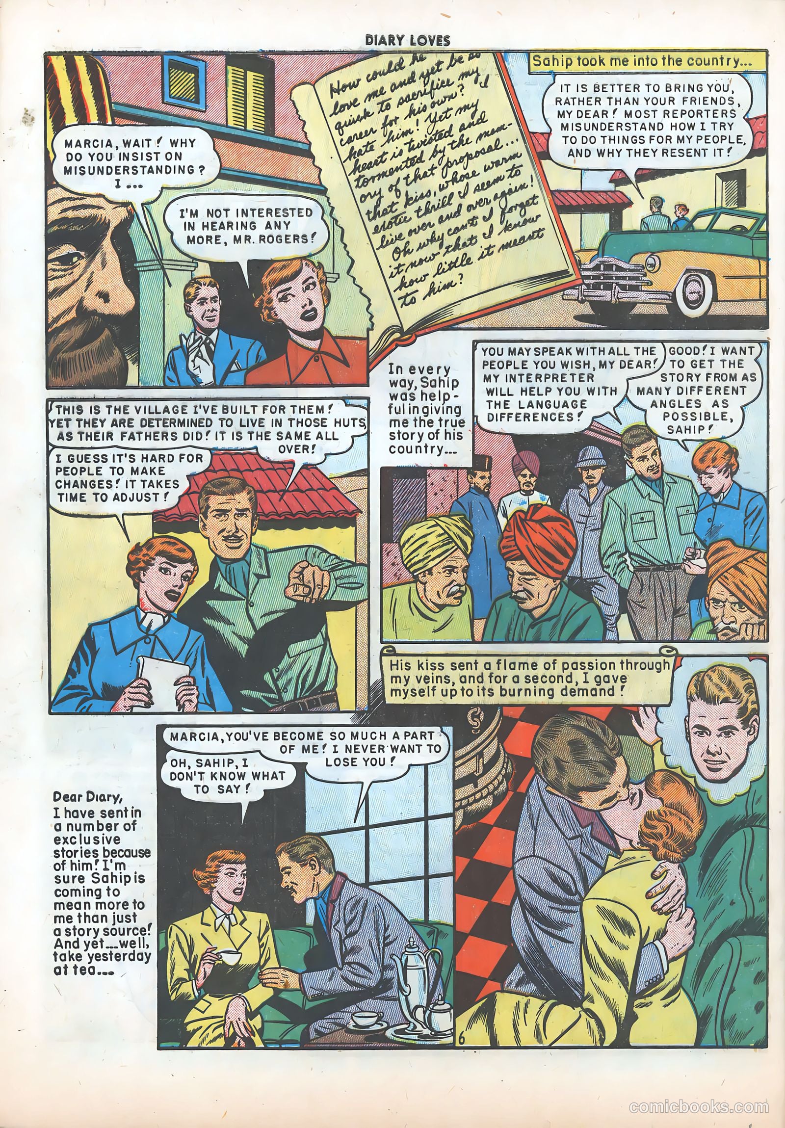 Diary Loves #6 (1950) — page 32 of 36