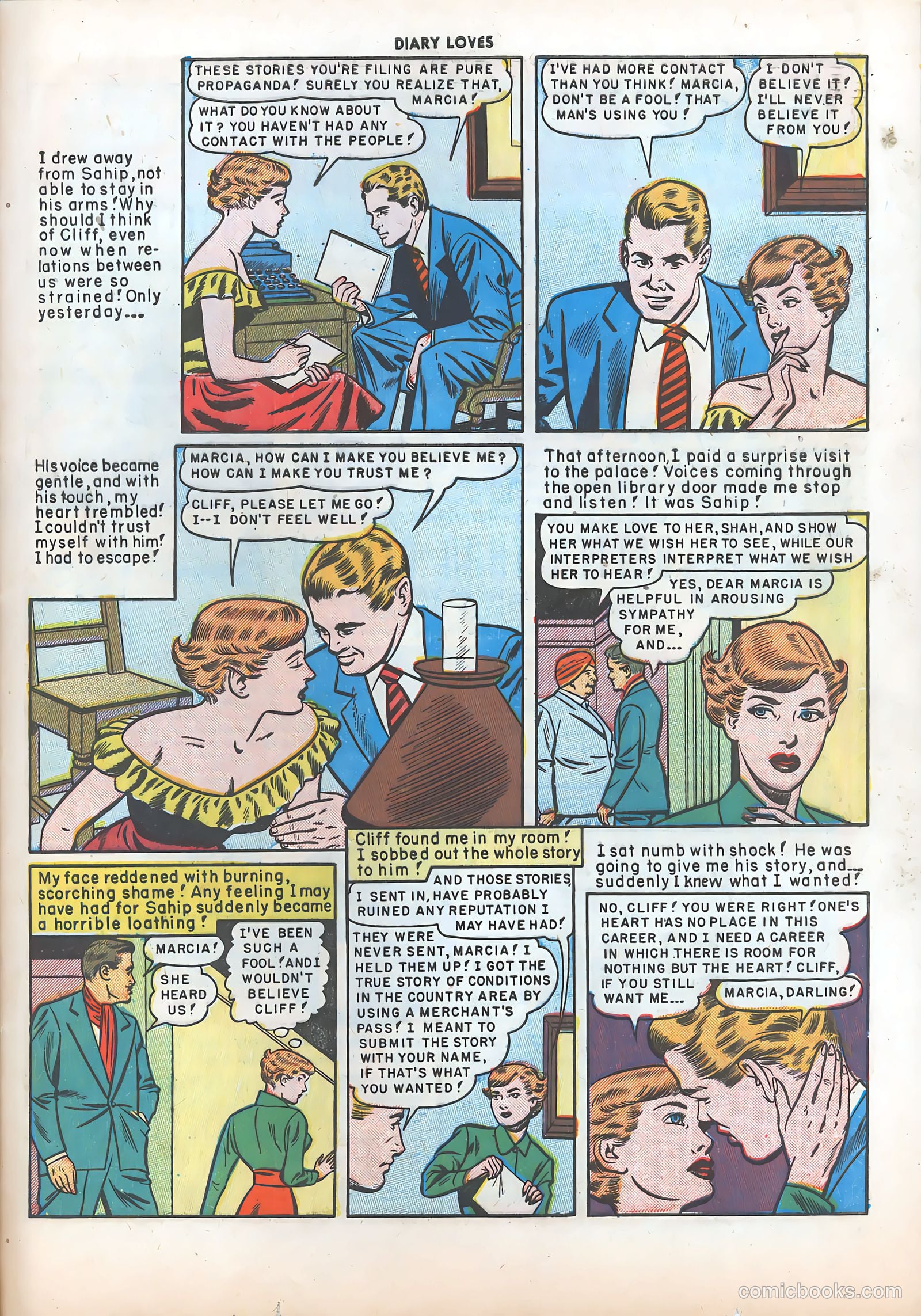 Diary Loves #6 (1950) — page 33 of 36