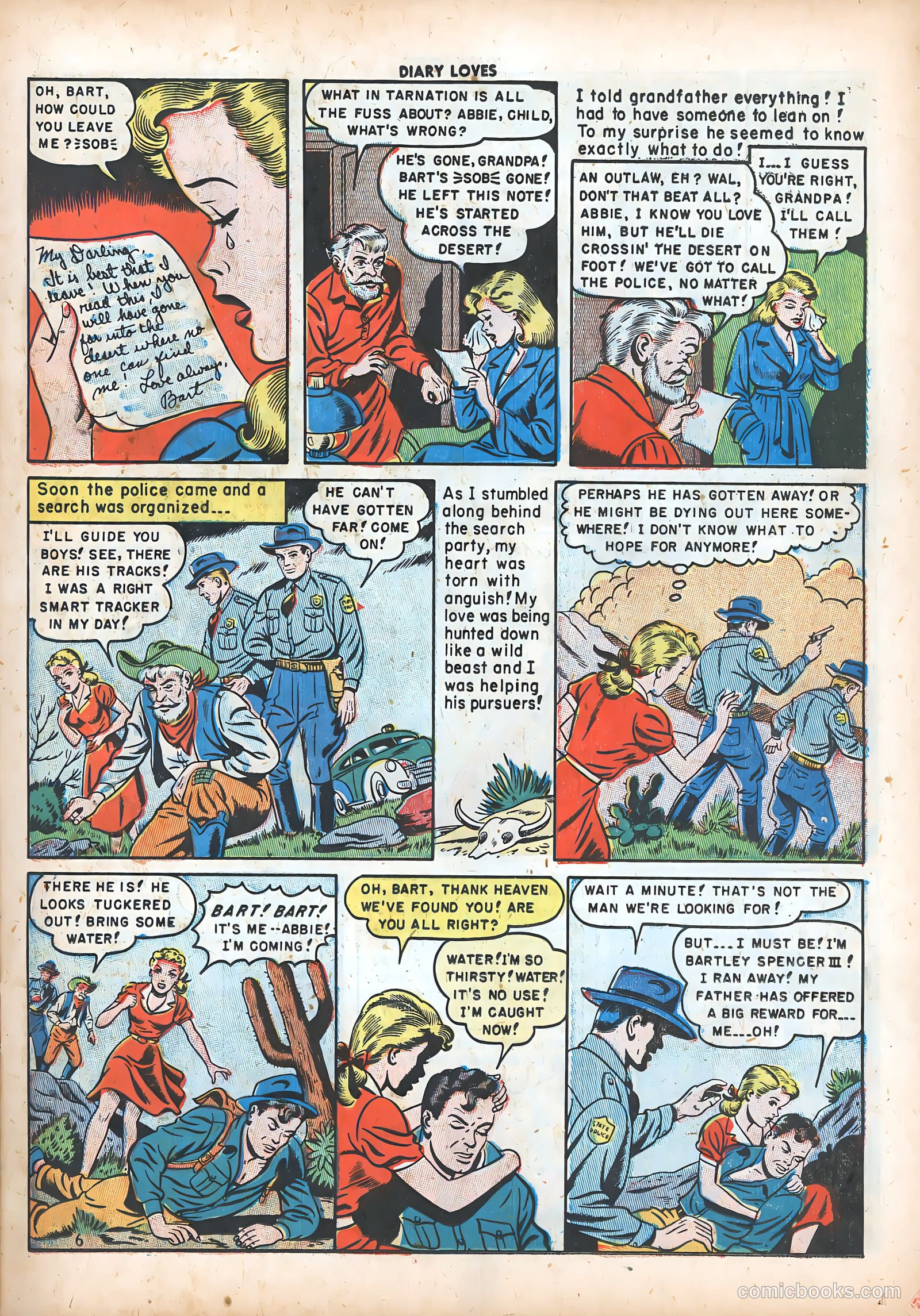 Diary Loves #7 (1950) — page 17 of 51