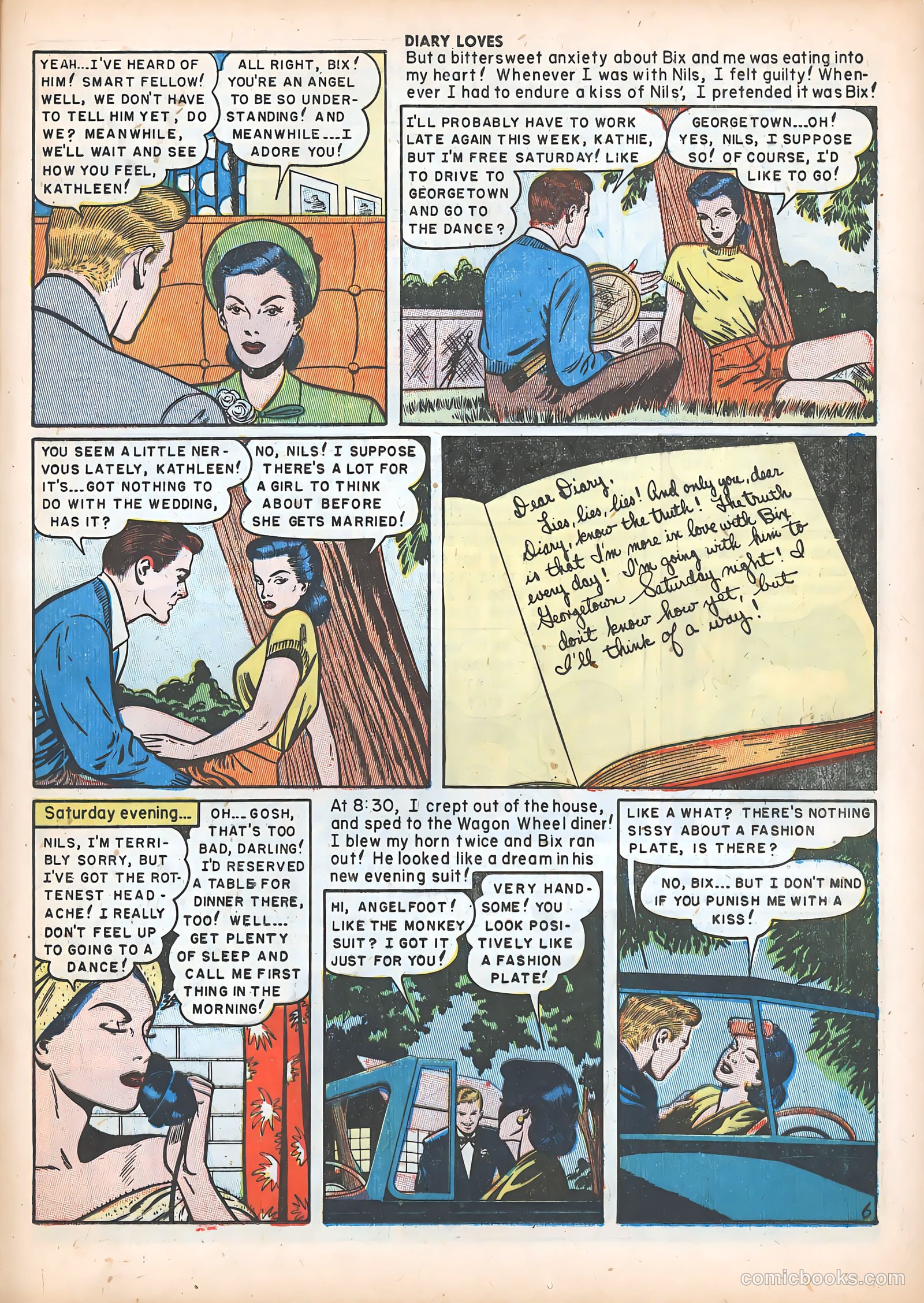 Diary Loves #7 (1950) — page 32 of 51