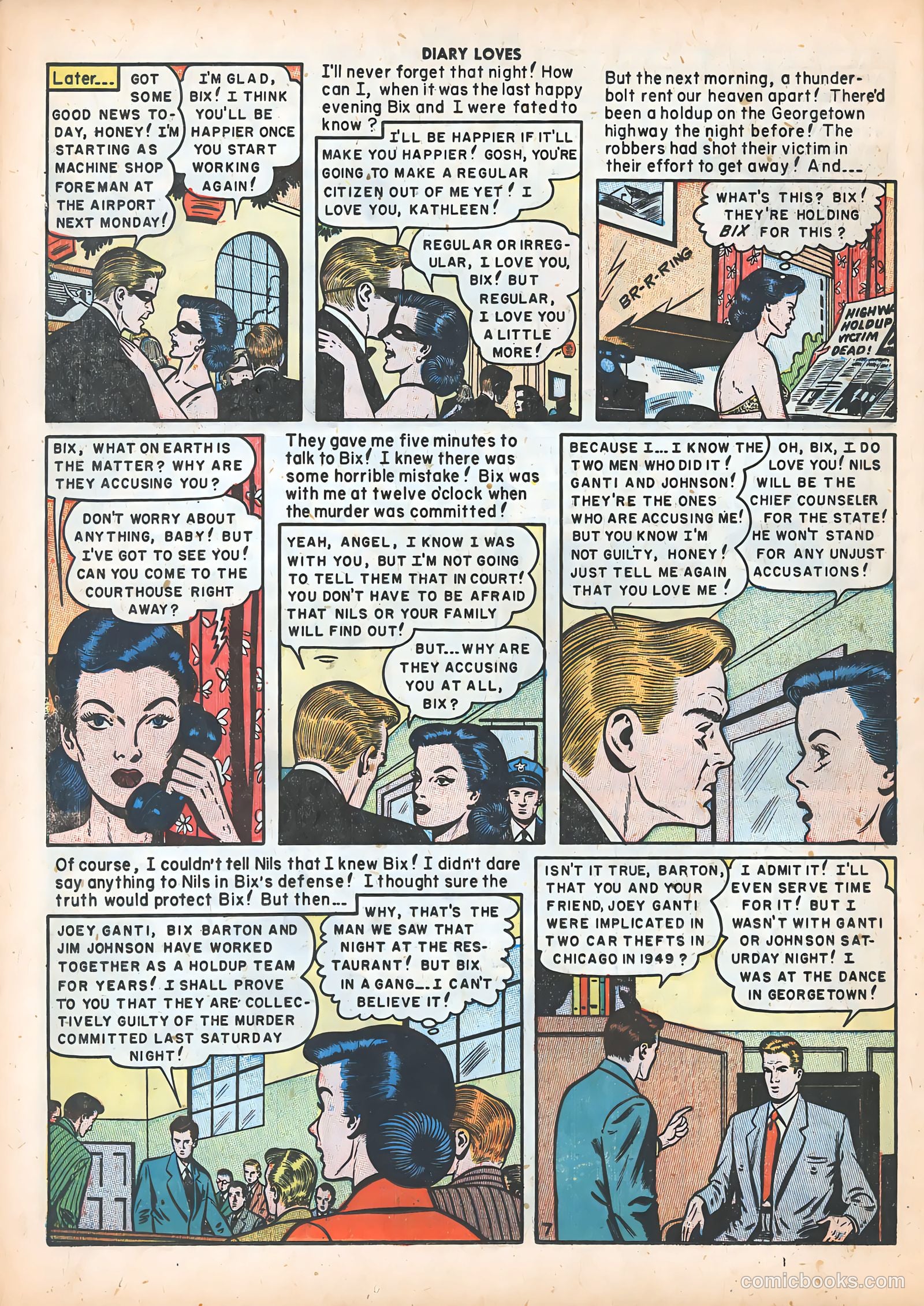 Diary Loves #7 (1950) — page 33 of 51