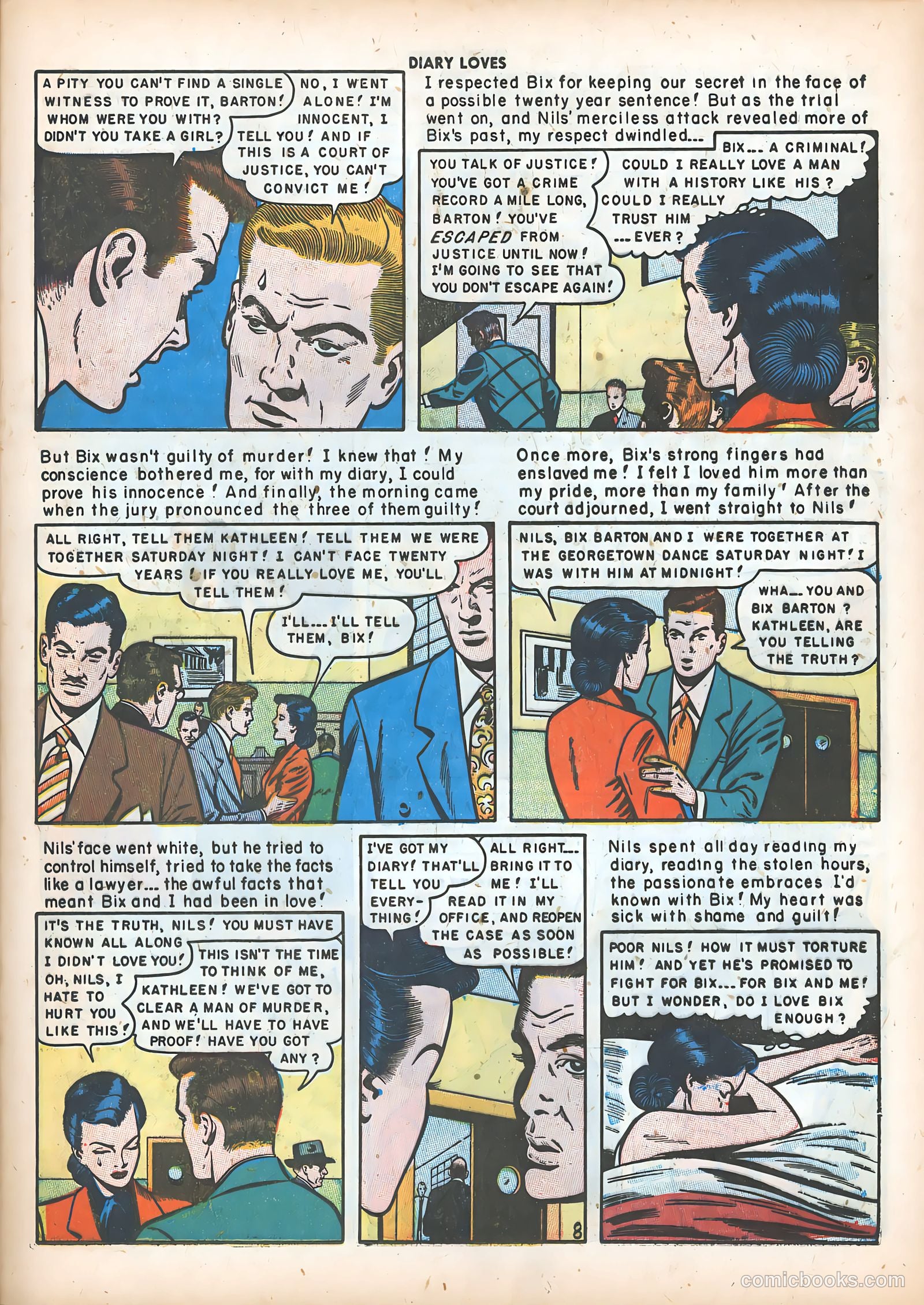 Diary Loves #7 (1950) — page 34 of 51