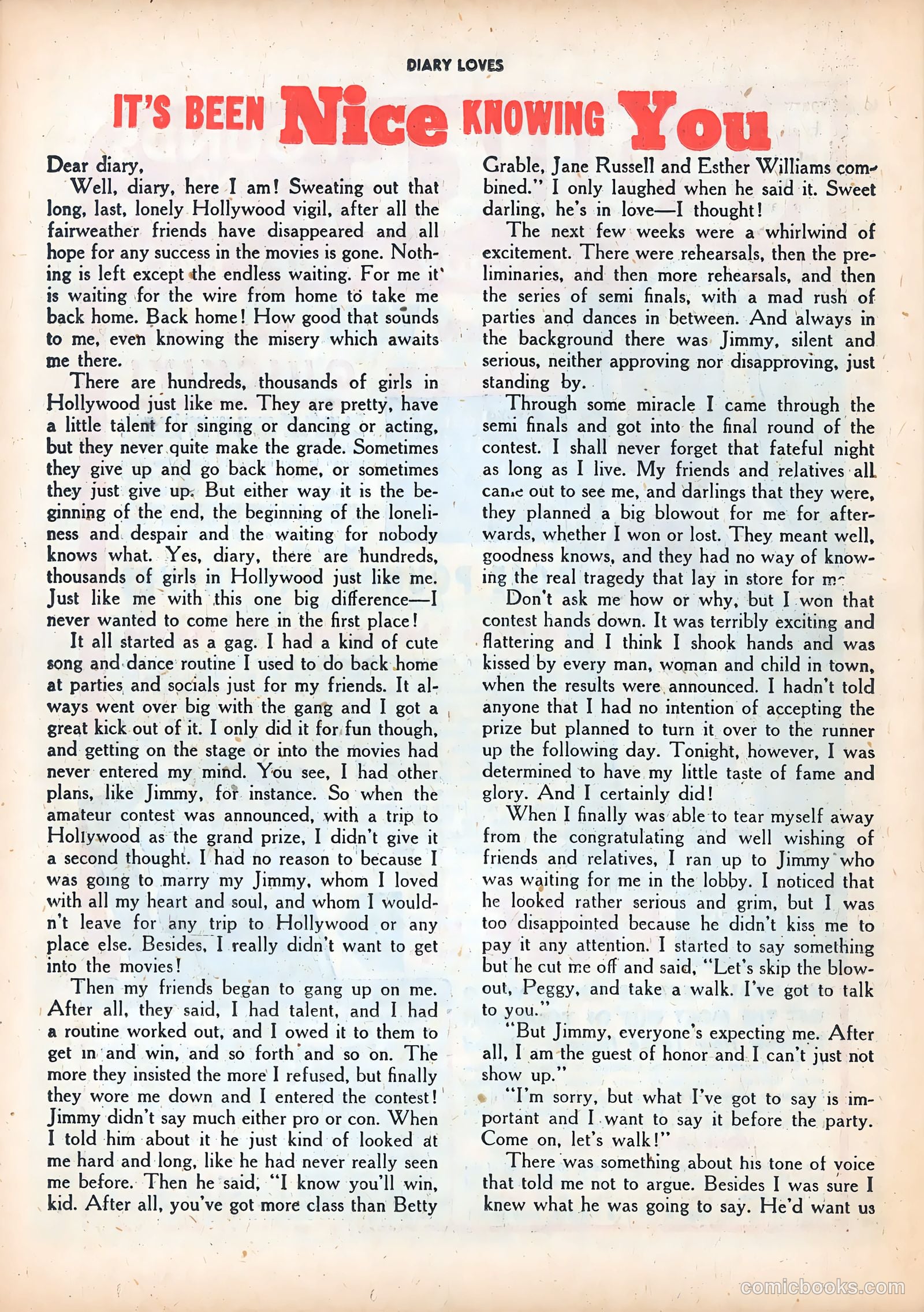 Diary Loves #7 (1950) — page 37 of 51
