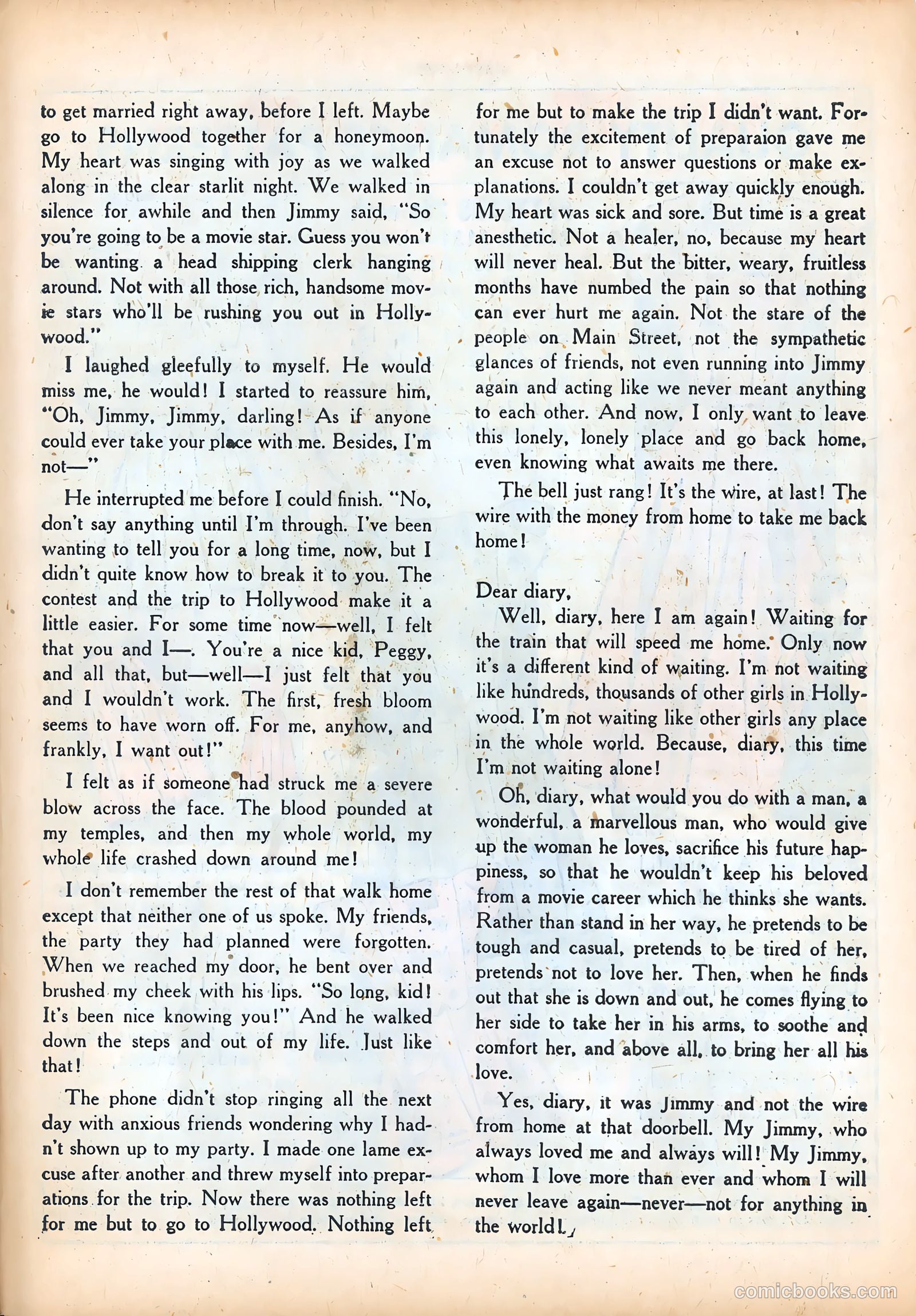 Diary Loves #7 (1950) — page 38 of 51