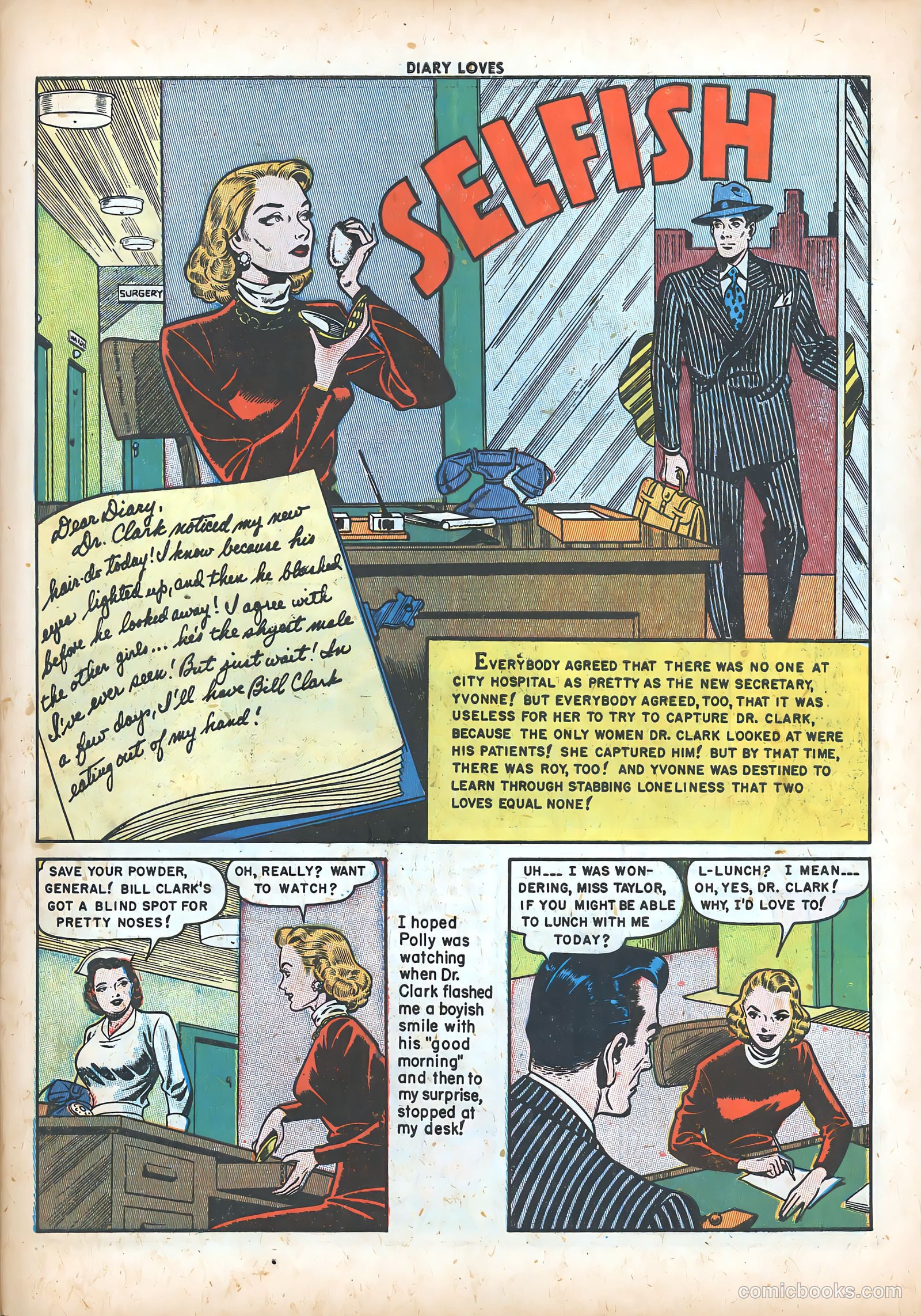 Diary Loves #7 (1950) — page 40 of 51