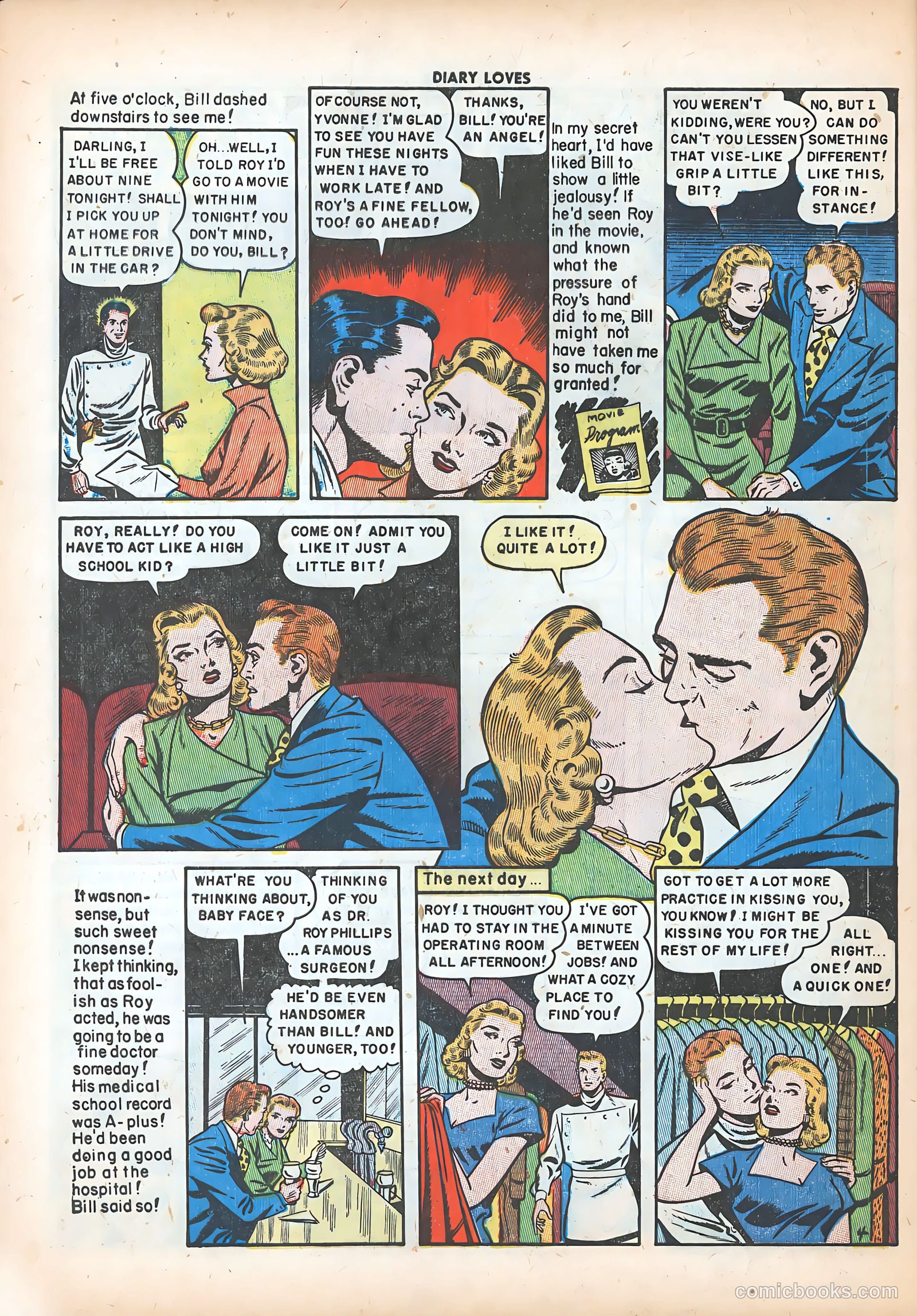 Diary Loves #7 (1950) — page 43 of 51