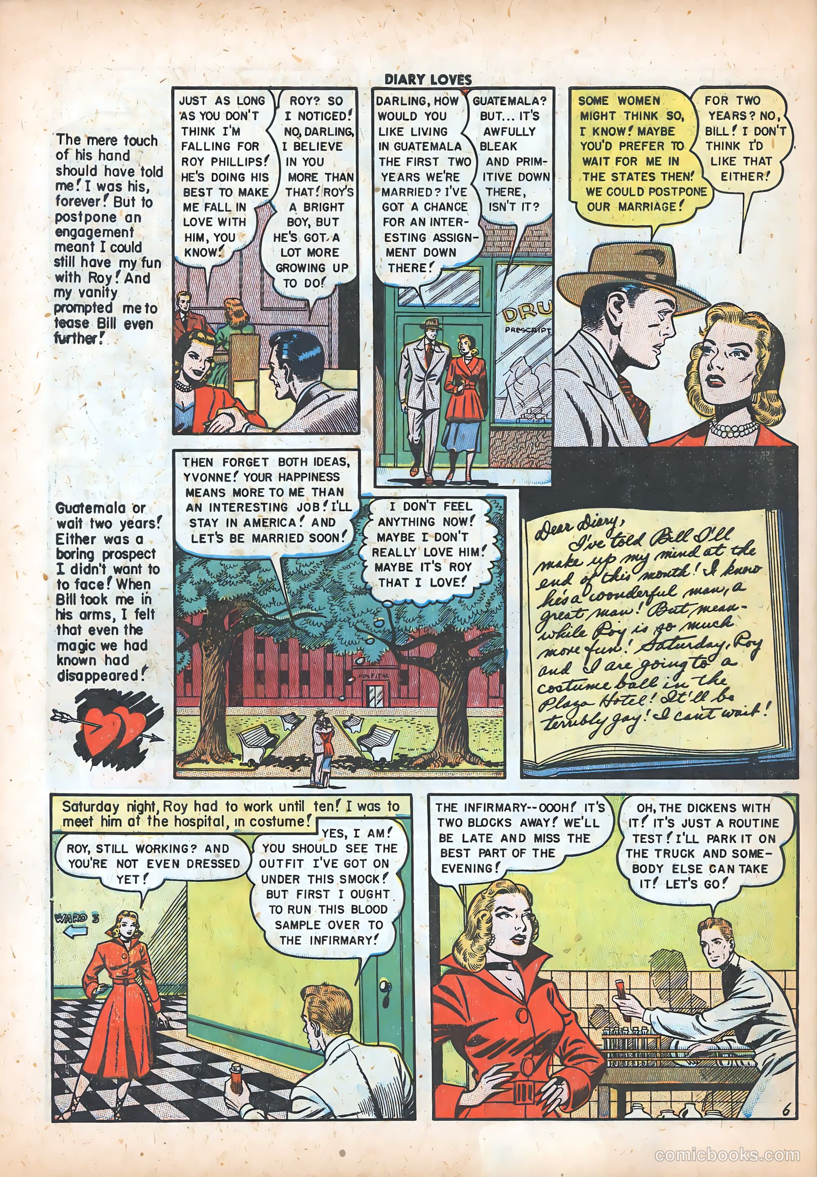Diary Loves #7 (1950) — page 45 of 51