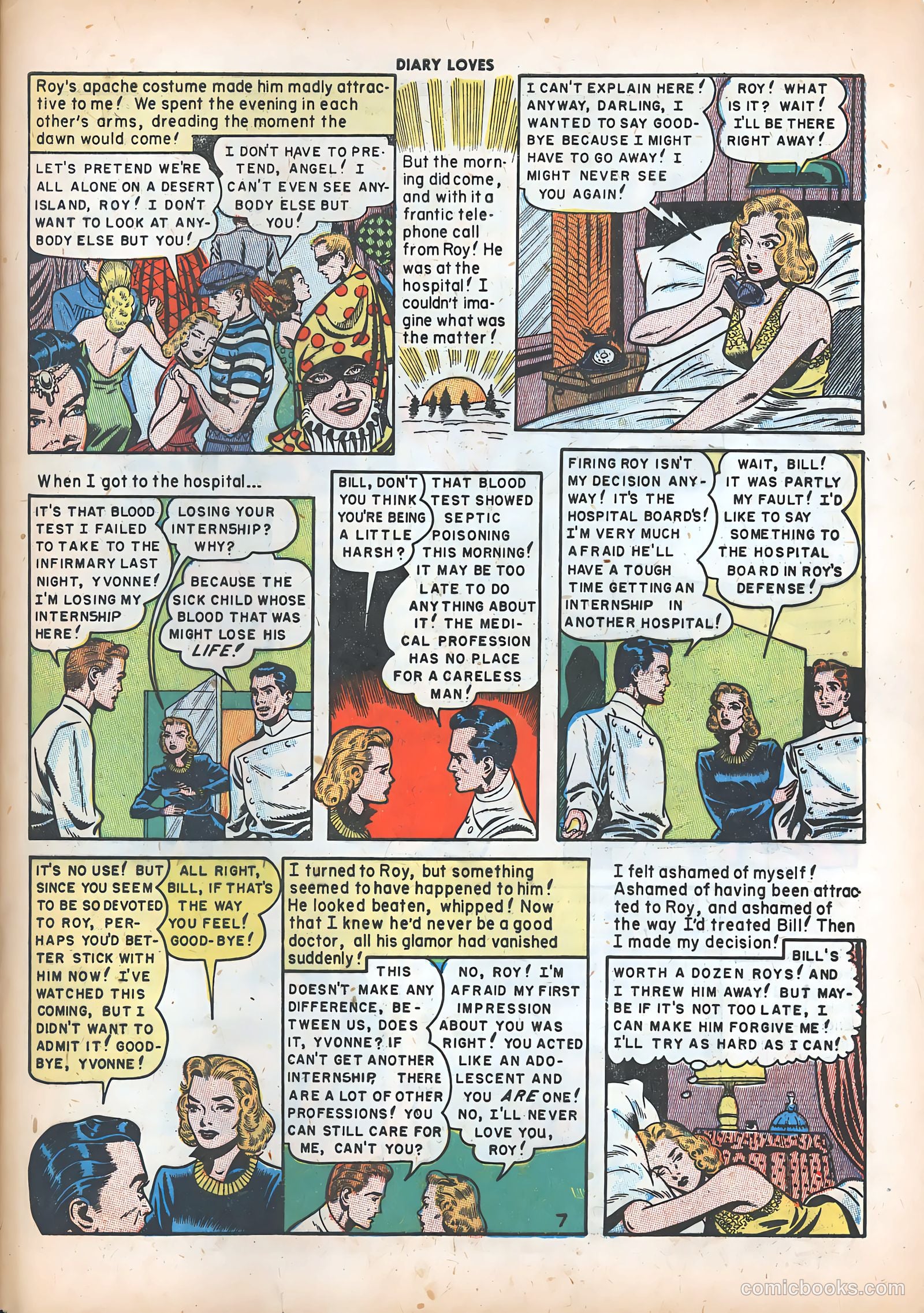 Diary Loves #7 (1950) — page 46 of 51
