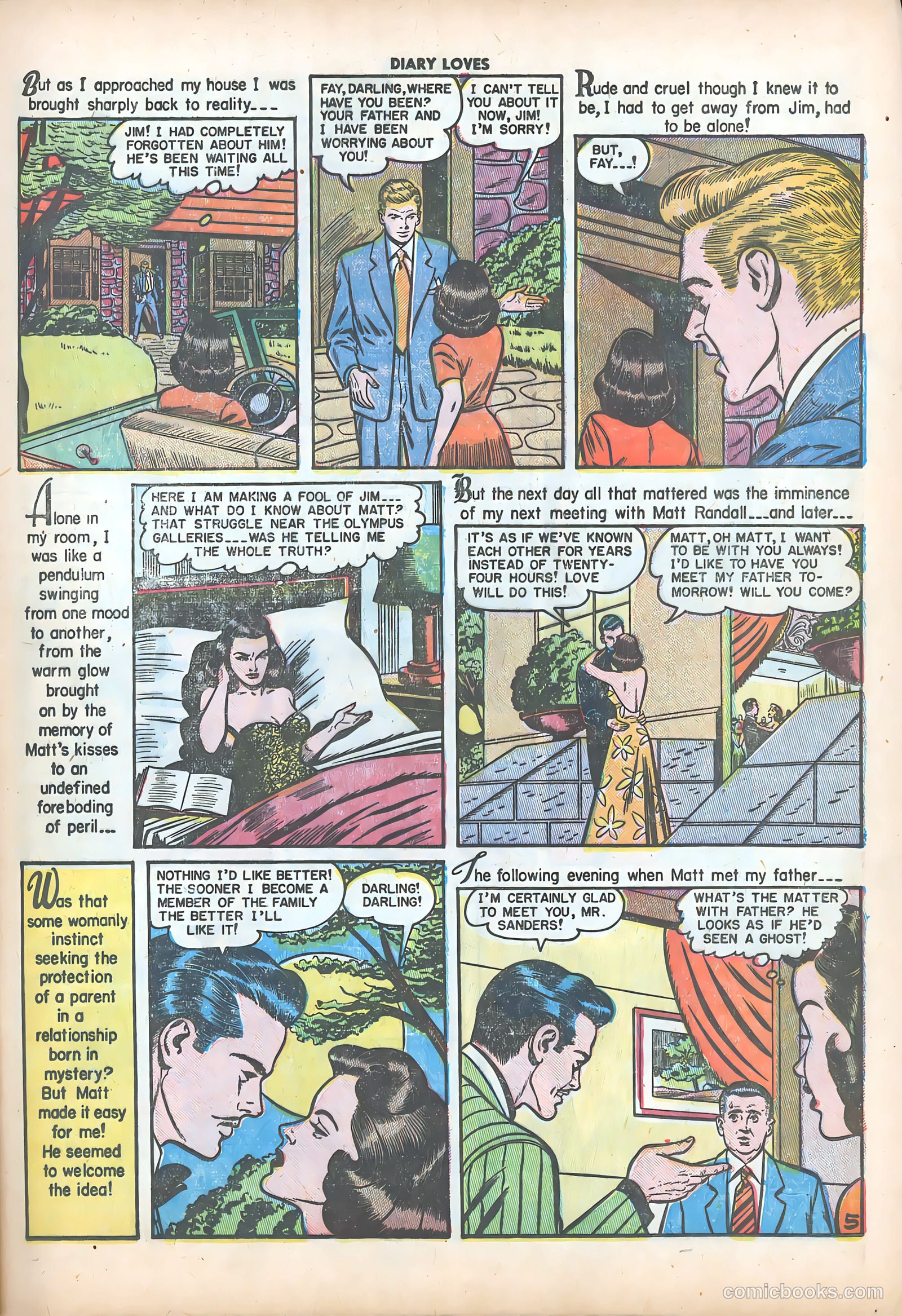 Diary Loves #8 (1951) — page 7 of 51