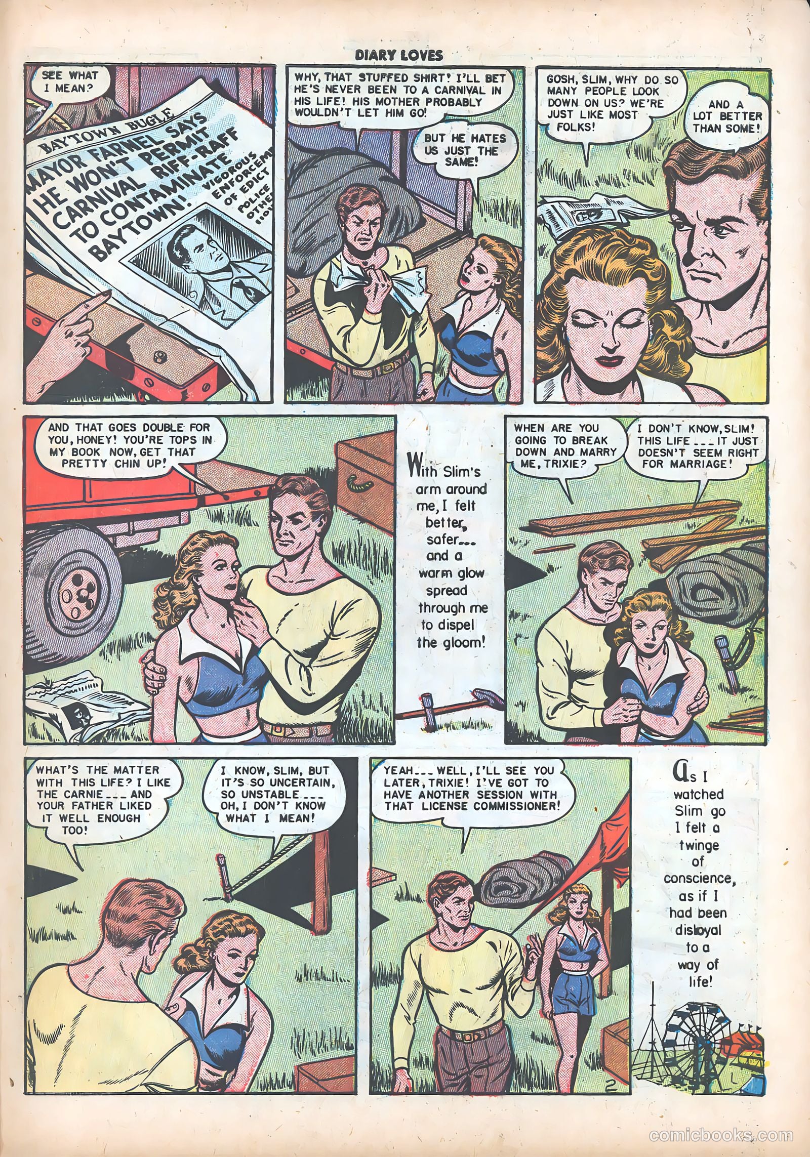 Diary Loves #8 (1951) — page 28 of 51