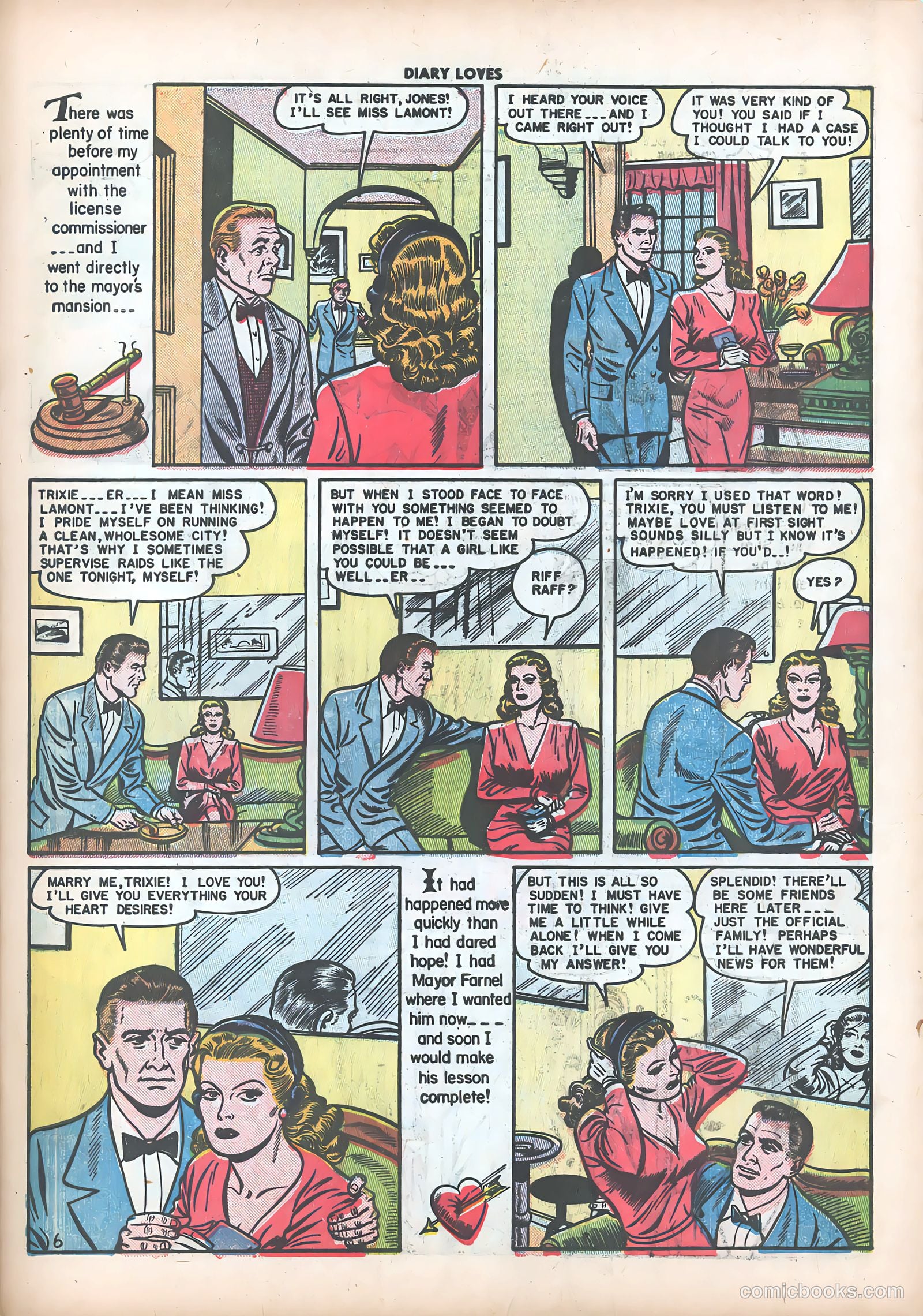 Diary Loves #8 (1951) — page 32 of 51