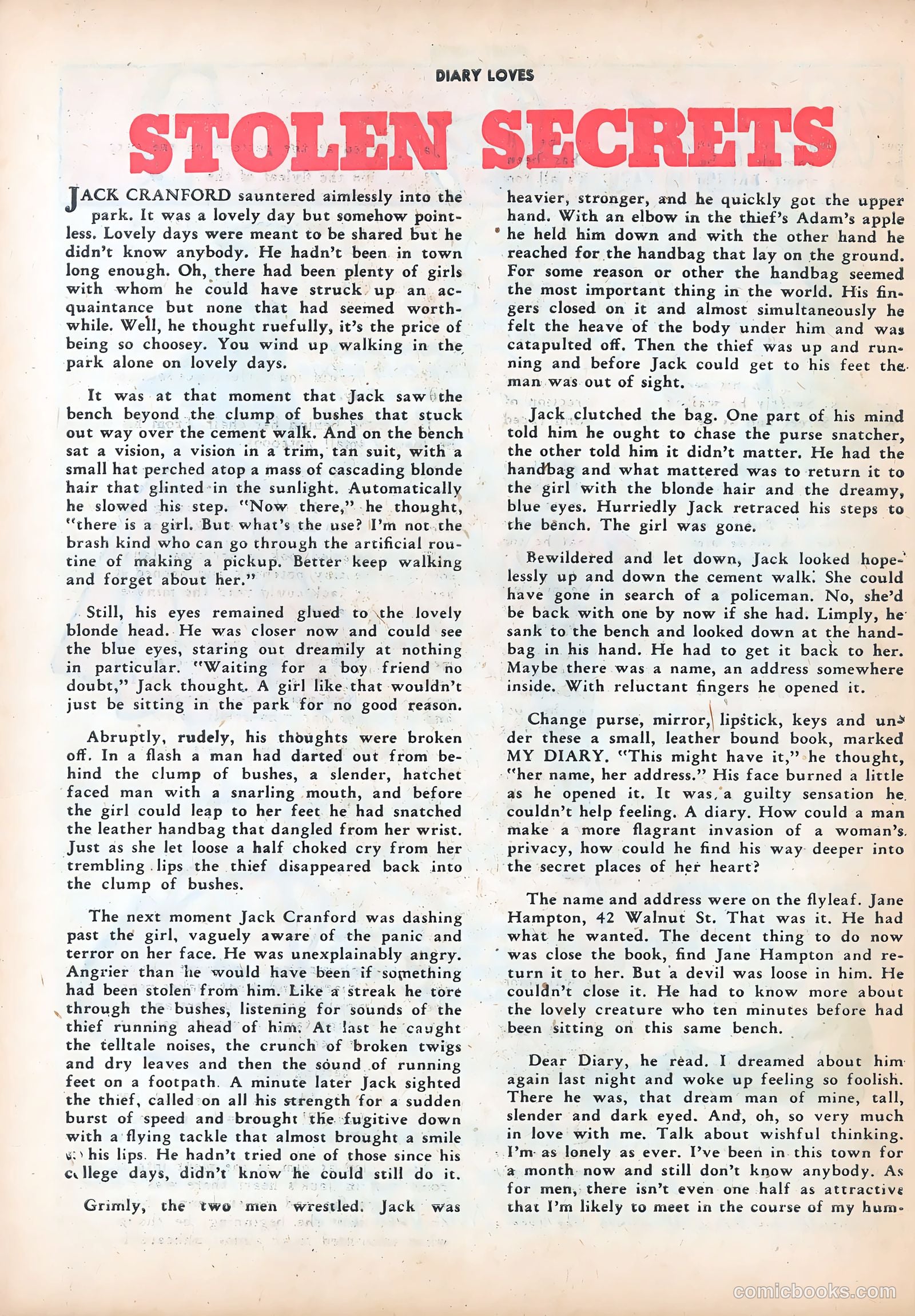 Diary Loves #8 (1951) — page 37 of 51