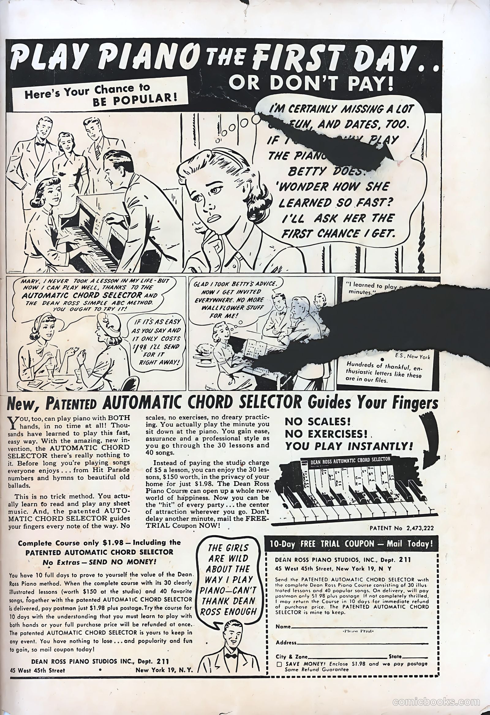 Diary Loves #8 (1951) — page 50 of 51