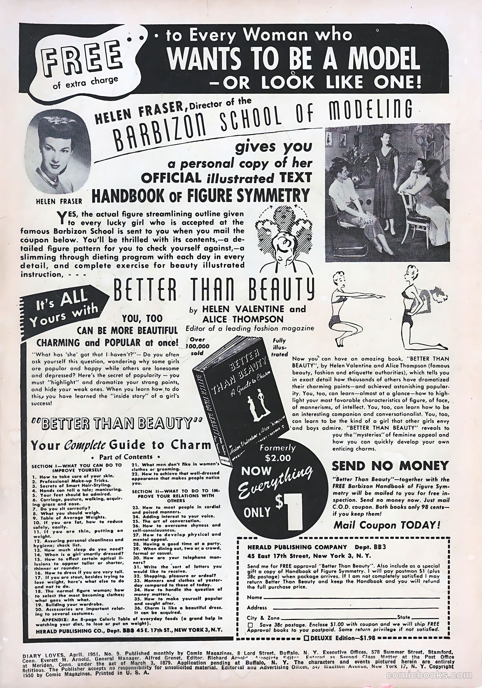 Diary Loves #9 (1951) — page 2 of 51