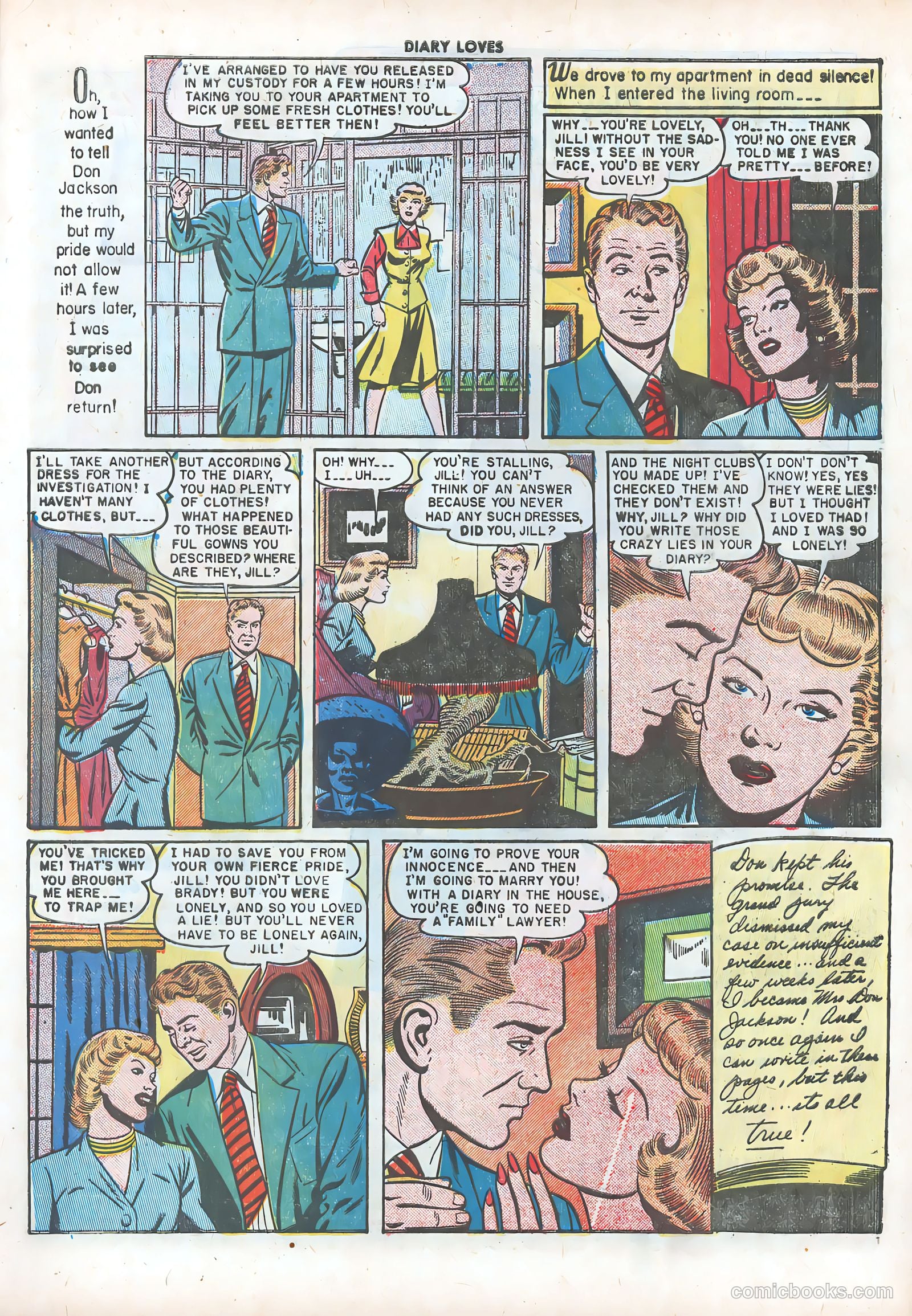 Diary Loves #9 (1951) — page 17 of 51