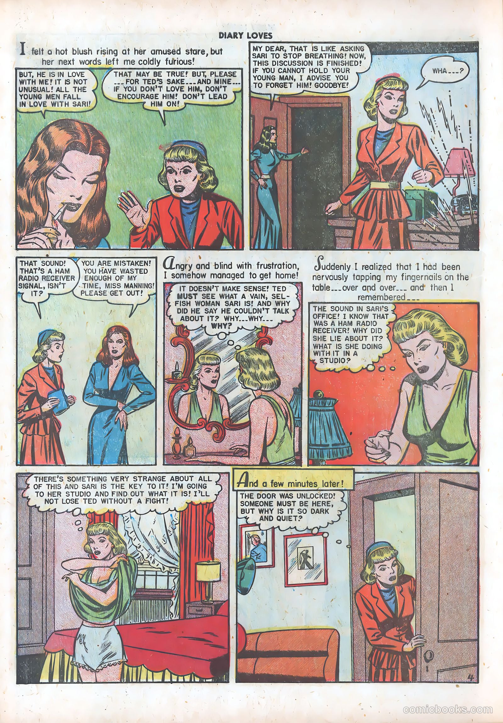 Diary Loves #9 (1951) — page 22 of 51