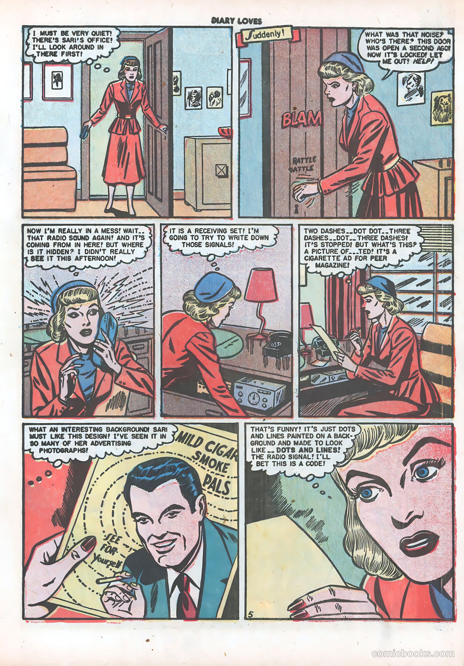 Diary Loves #9 (1951) — page 23 of 51