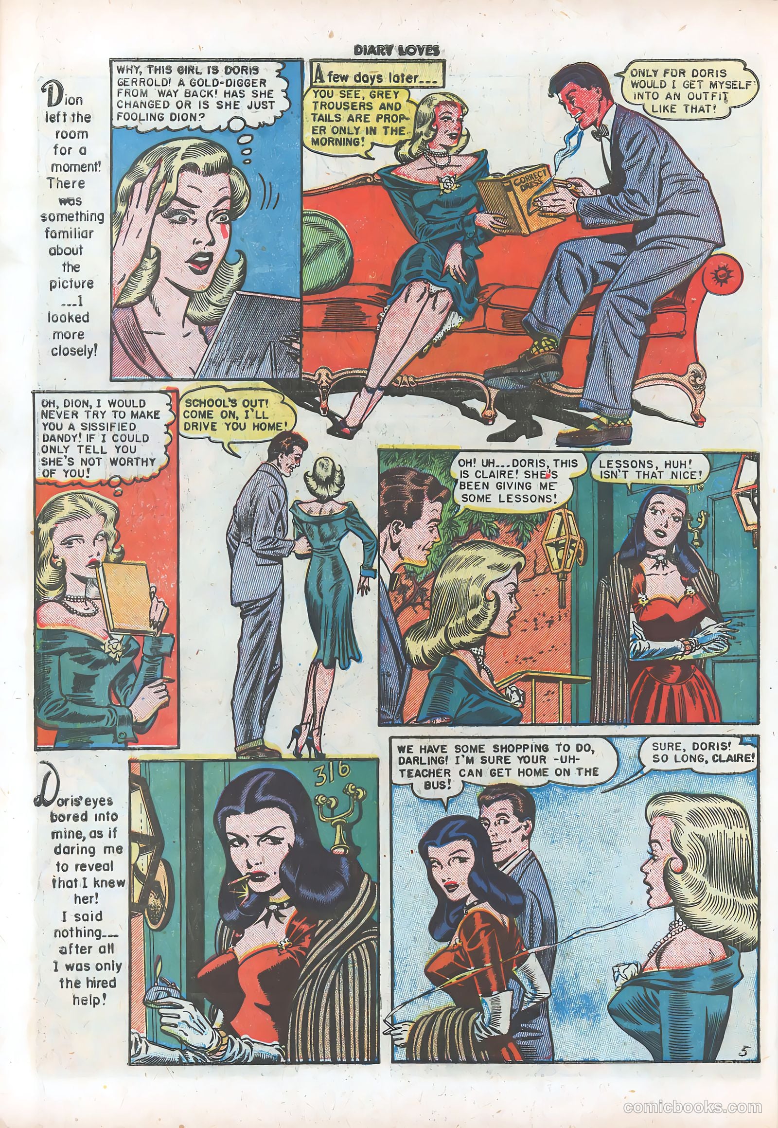 Diary Loves #9 (1951) — page 31 of 51