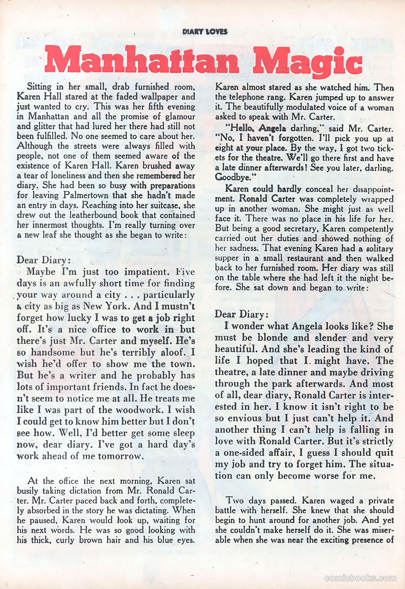 Diary Loves #9 (1951) — page 37 of 51