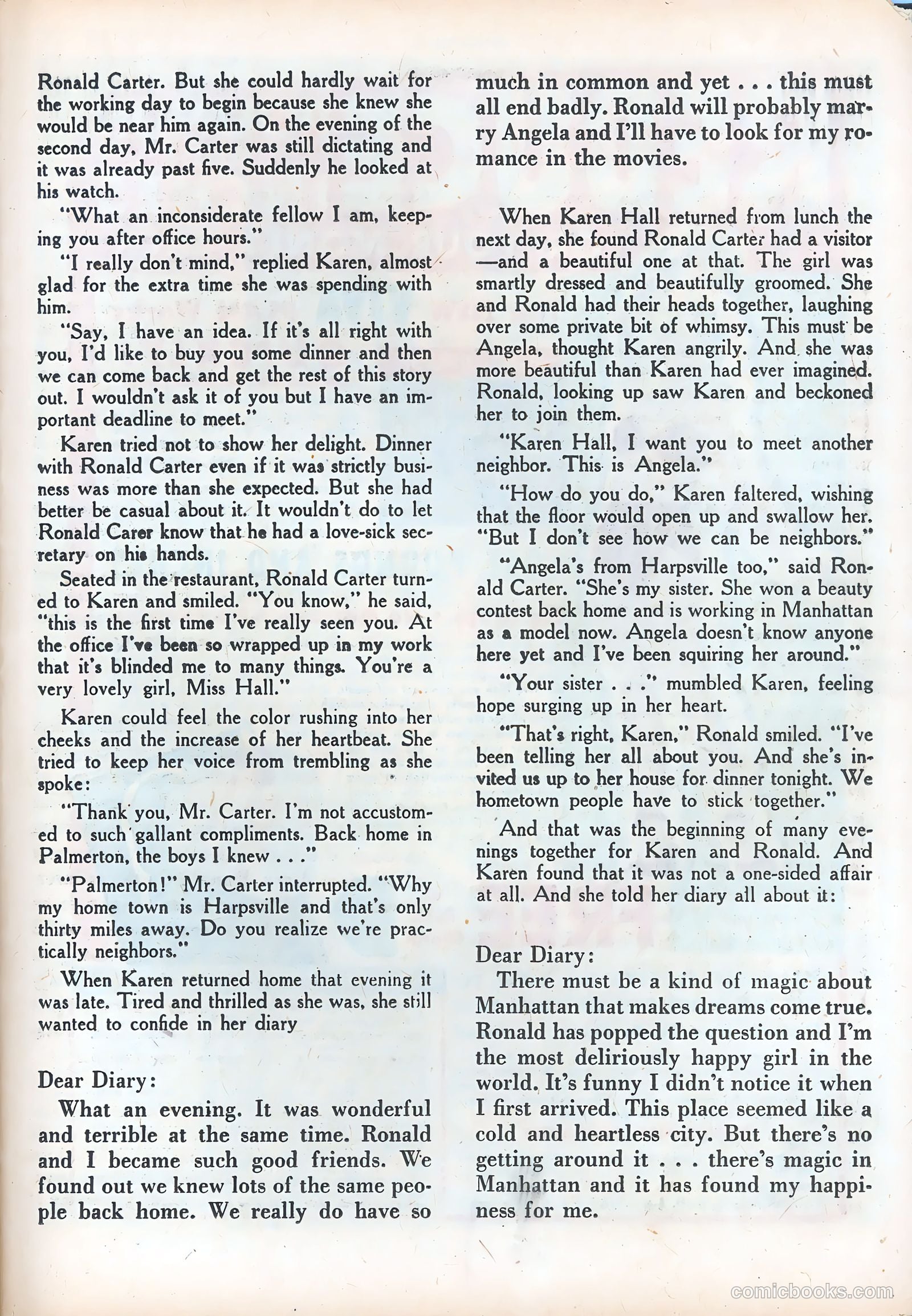 Diary Loves #9 (1951) — page 38 of 51