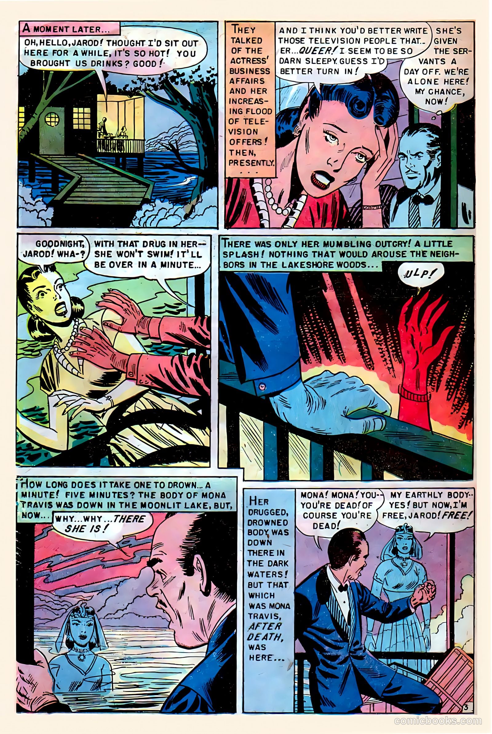 Diary of Horror #1 (1952) — page 22 of 36