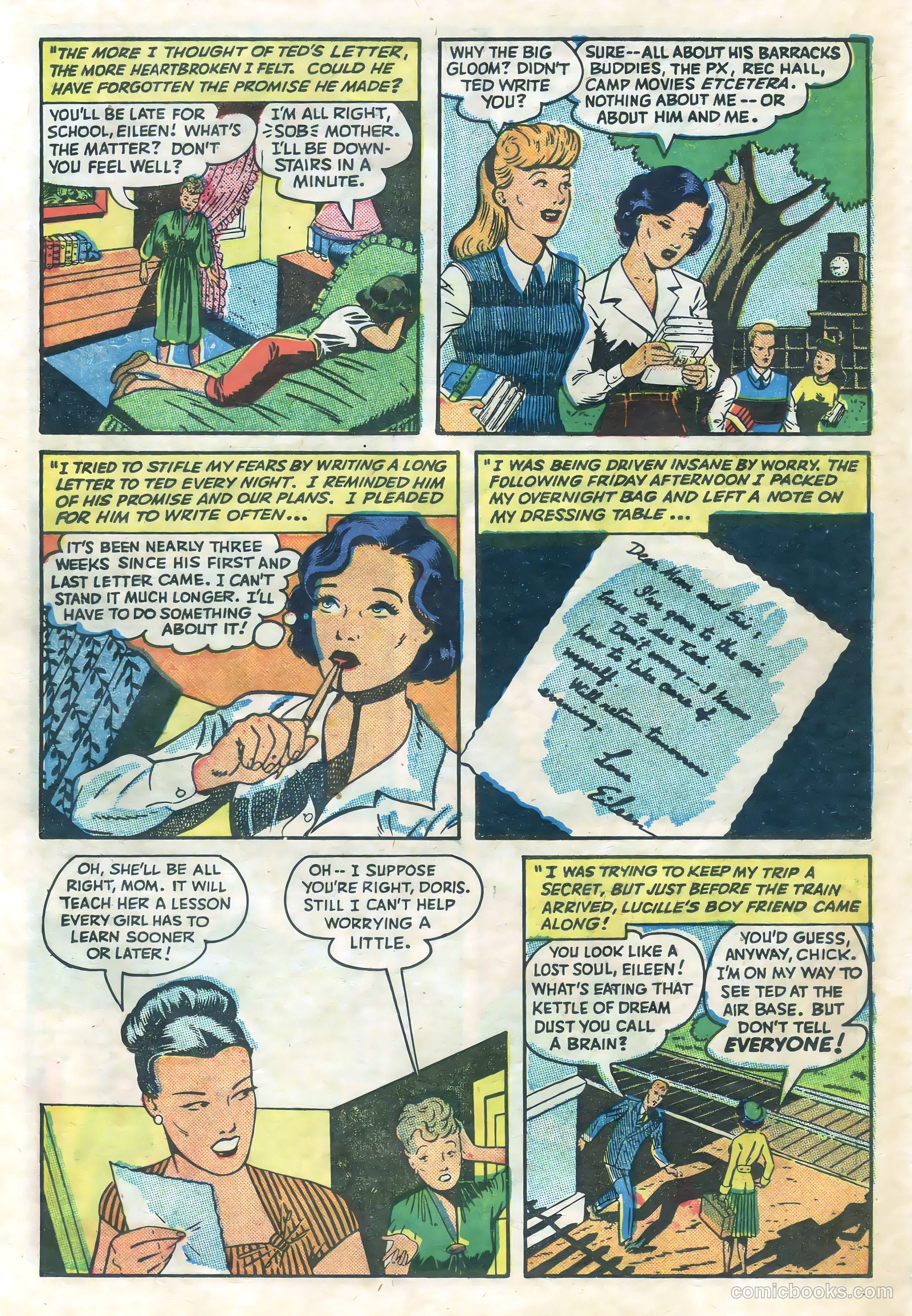 Diary Secrets #10 (1952) — page 22 of 36
