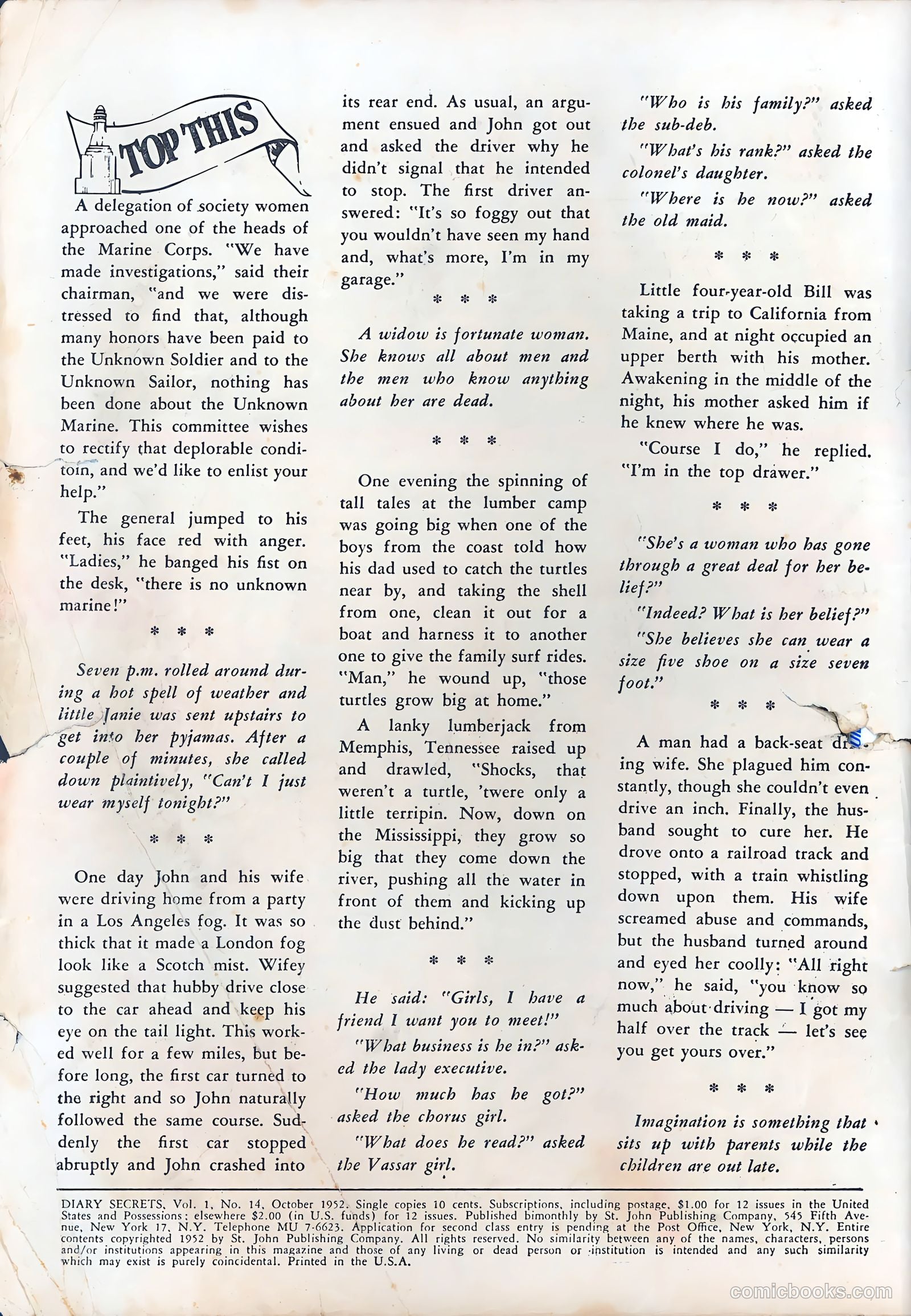 Diary Secrets #14 (1952) — page 2 of 36