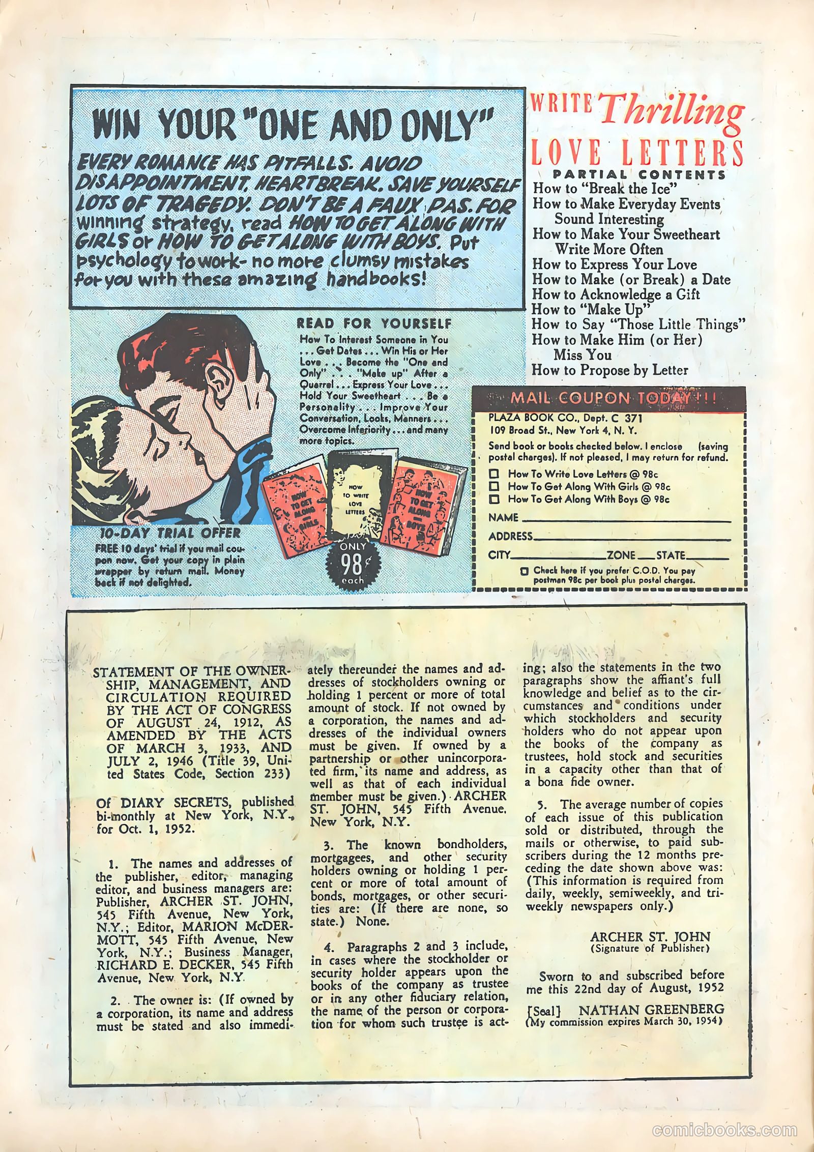 Diary Secrets #16 (1953) — page 16 of 35