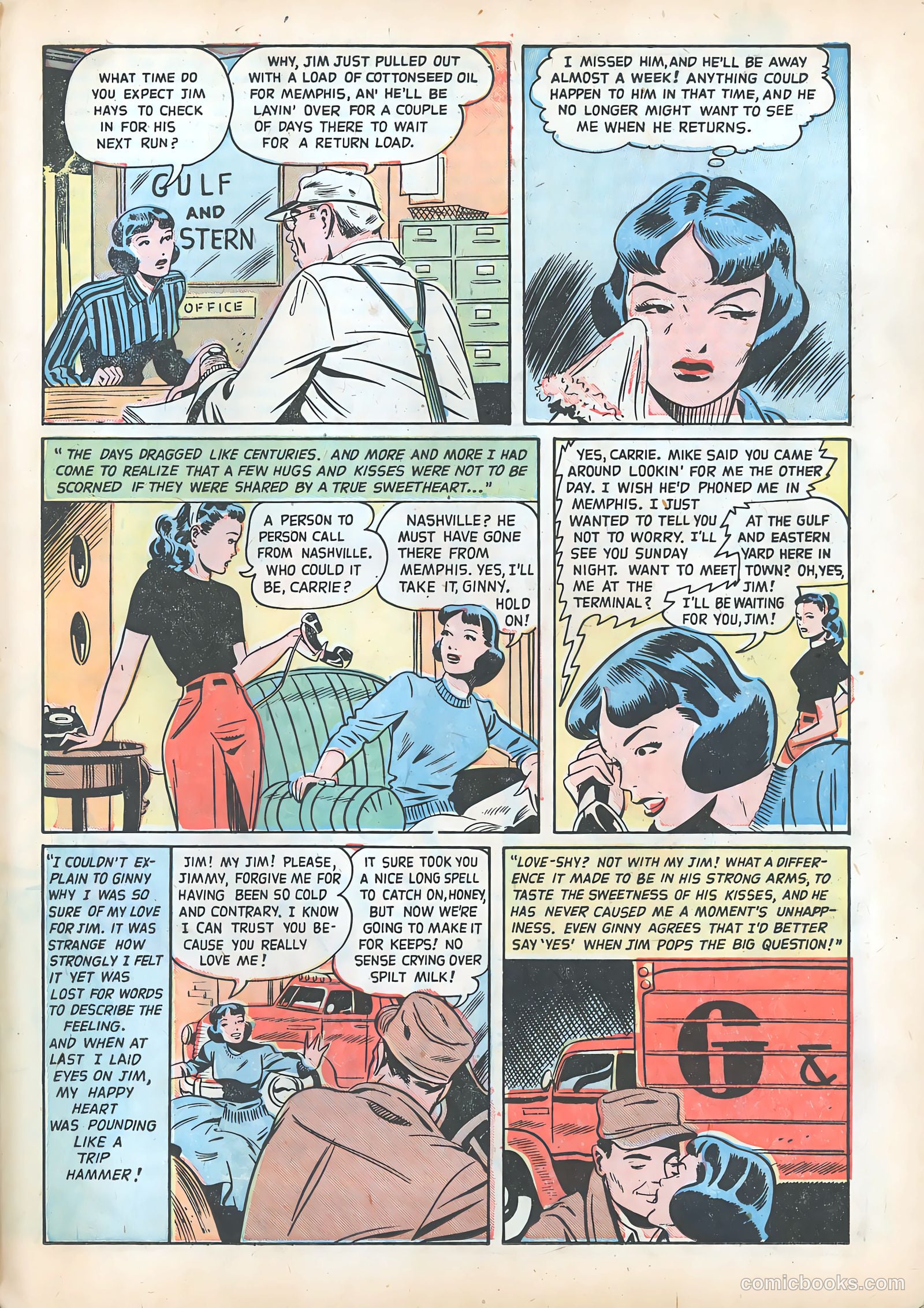 Diary Secrets #16 (1953) — page 23 of 35