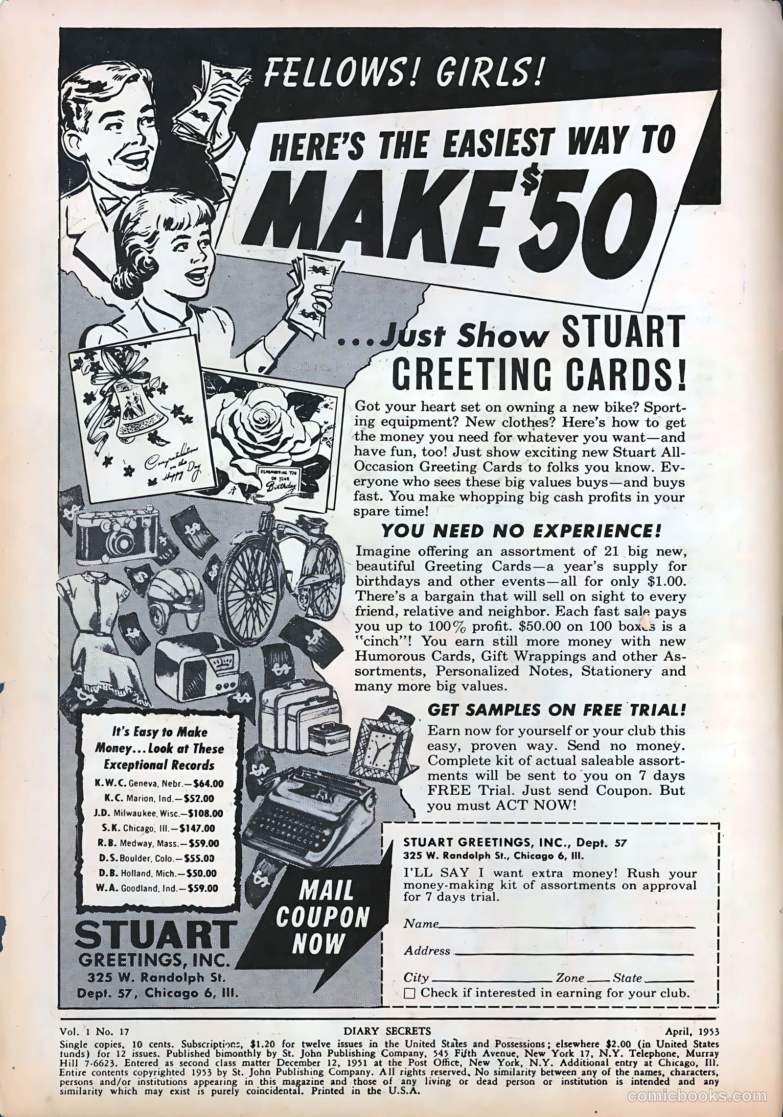 Diary Secrets #17 (1953) — page 2 of 35