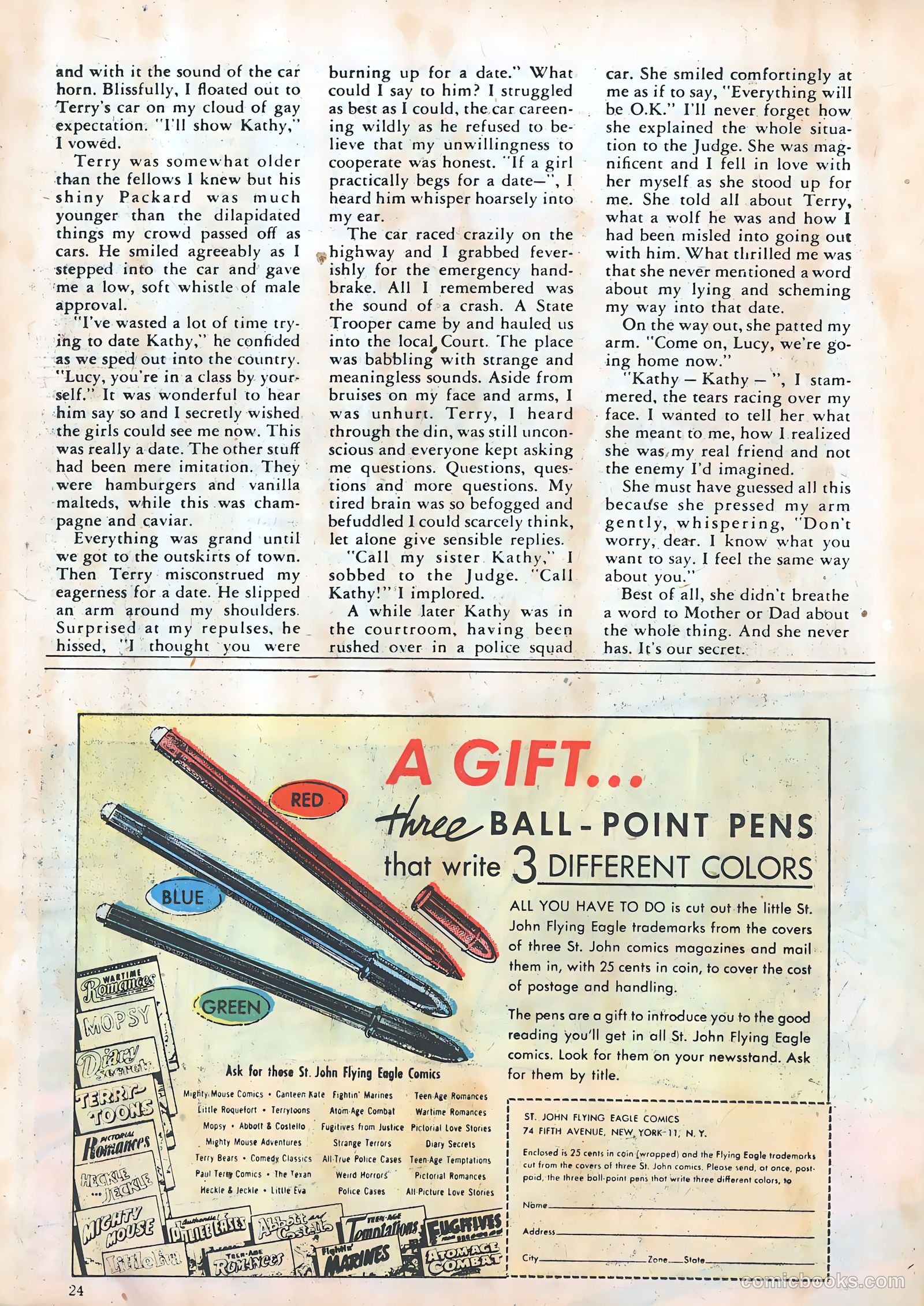 Diary Secrets #17 (1953) — page 25 of 35
