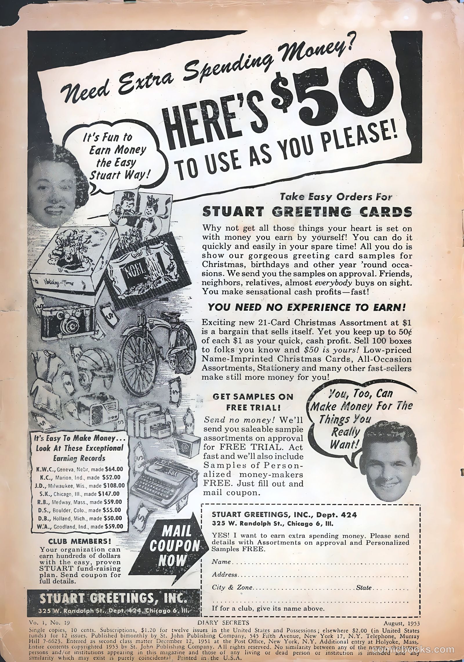Diary Secrets #19 (1953) — page 2 of 37