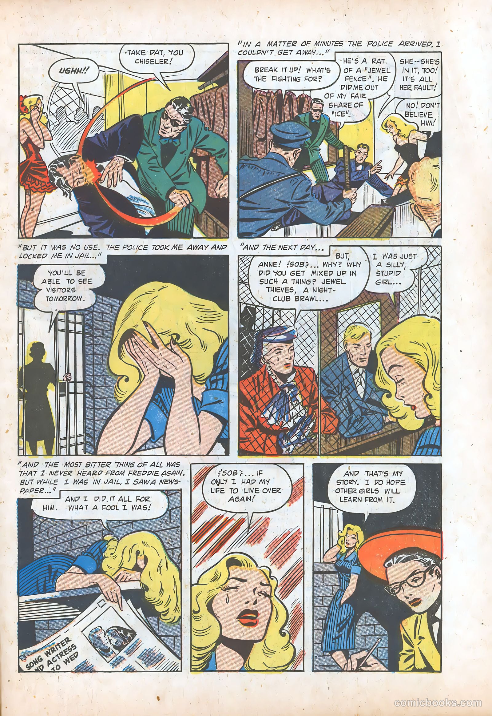 Diary Secrets #19 (1953) — page 23 of 37