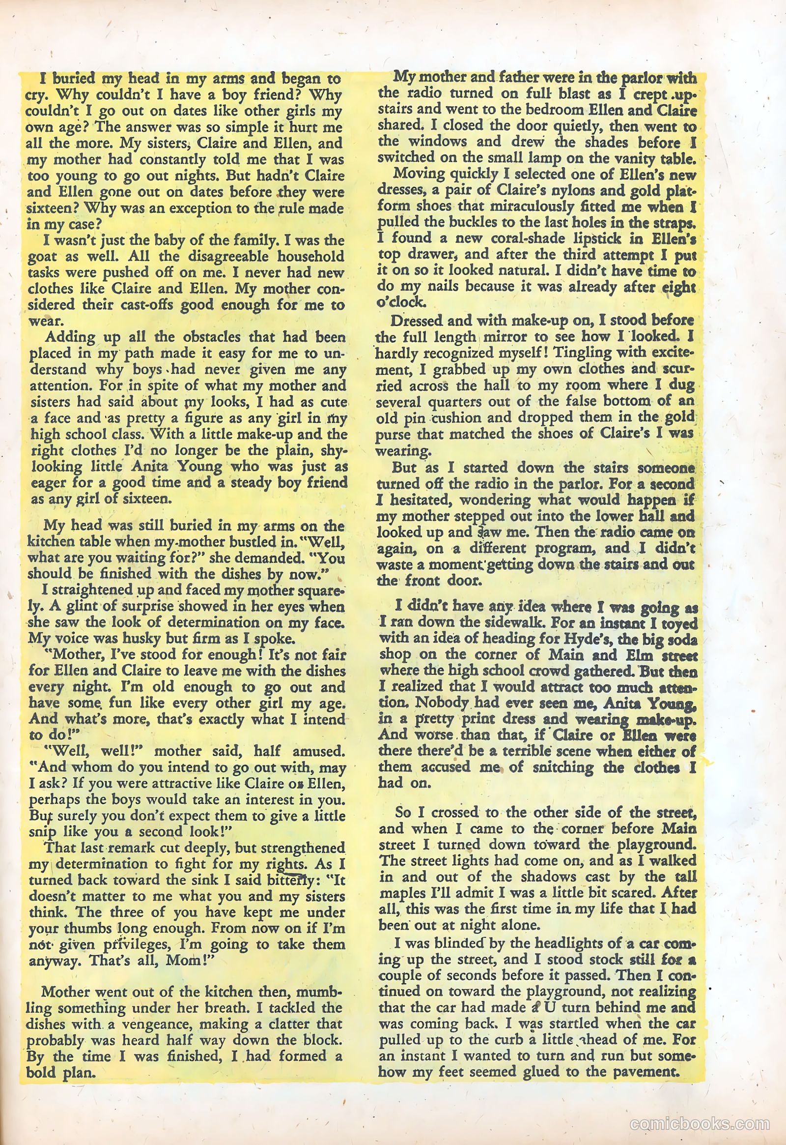 Diary Secrets #19 (1953) — page 25 of 37
