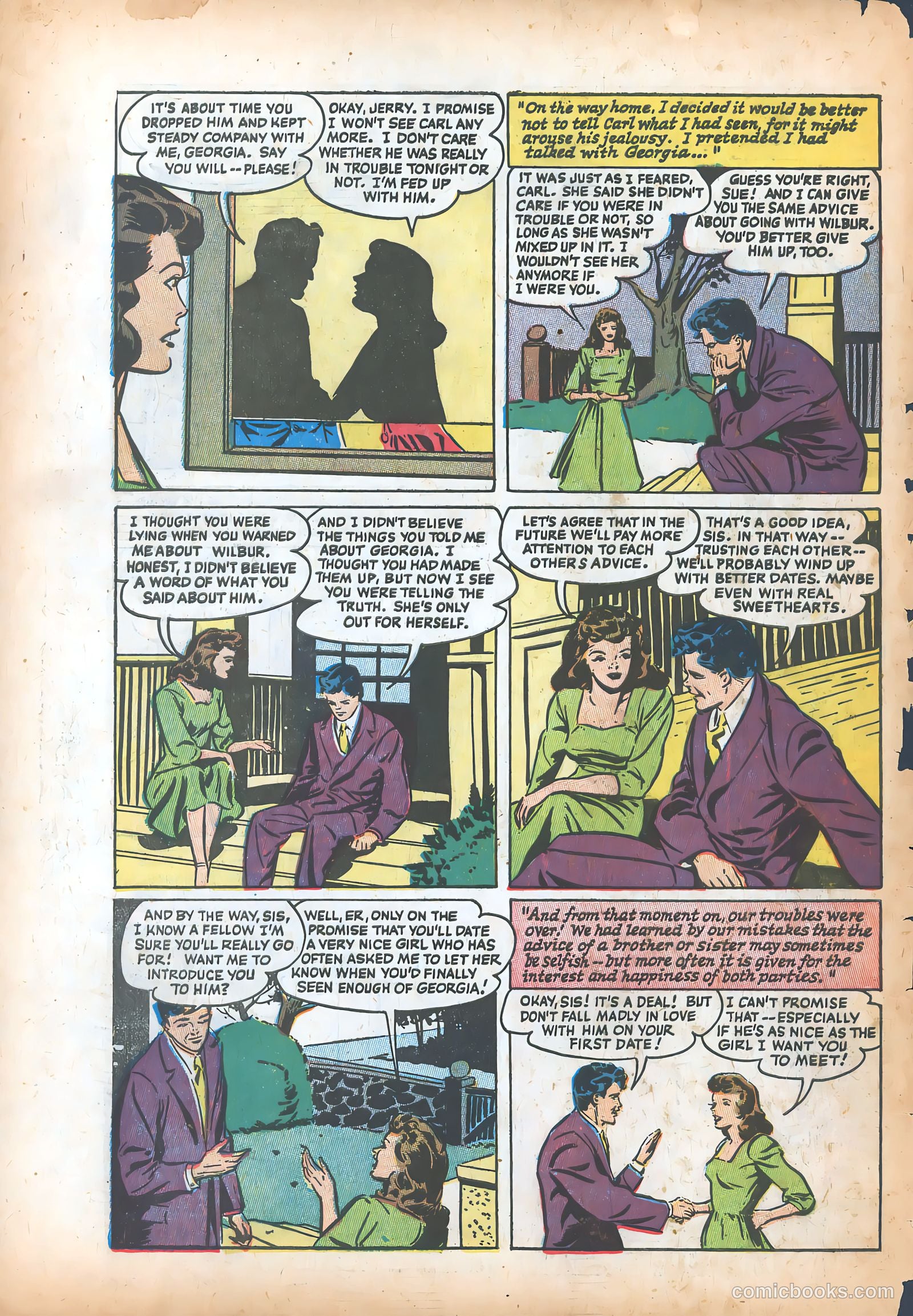Diary Secrets #20 (1953) — page 35 of 38