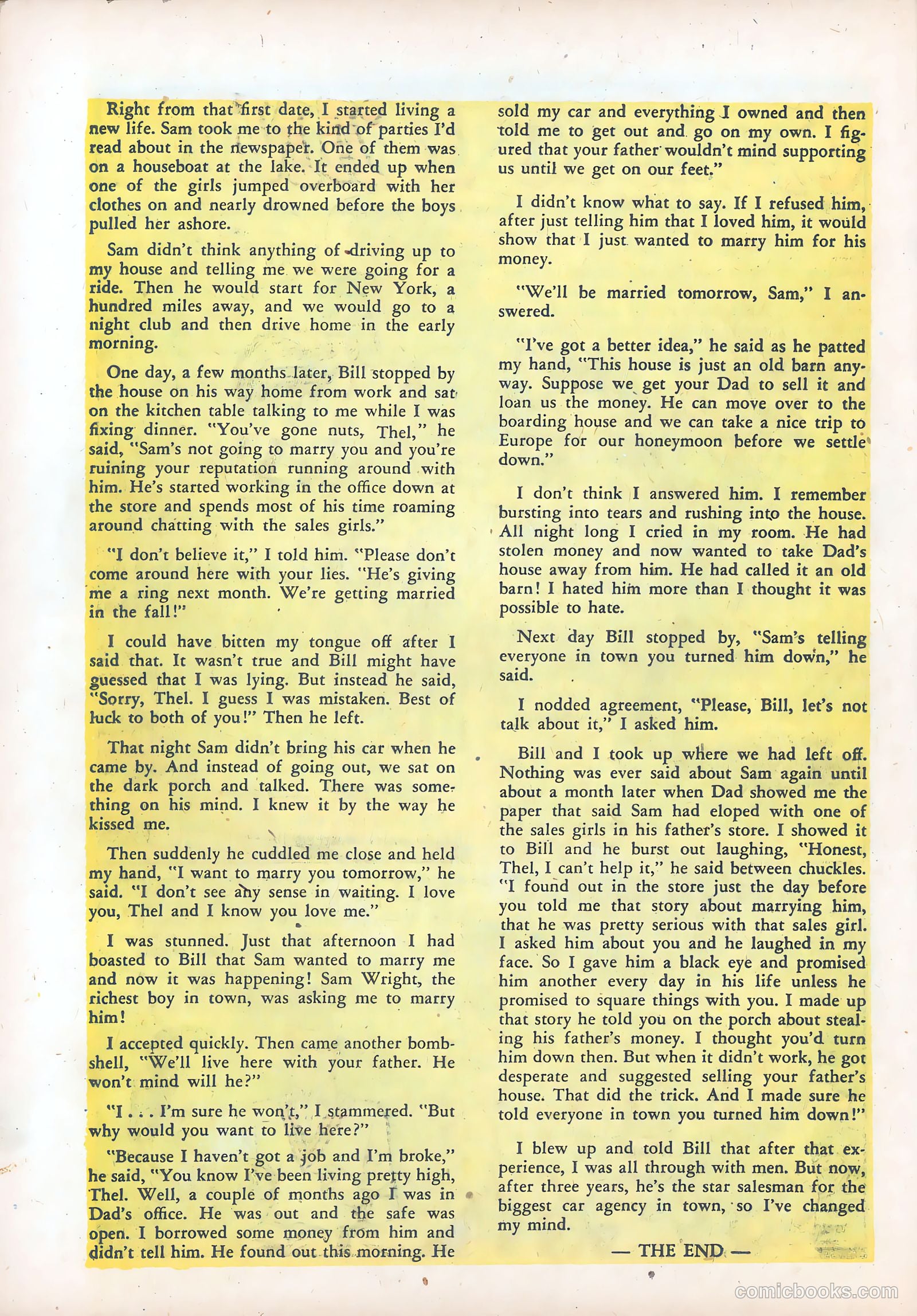 Diary Secrets #21 (1953) — page 24 of 36