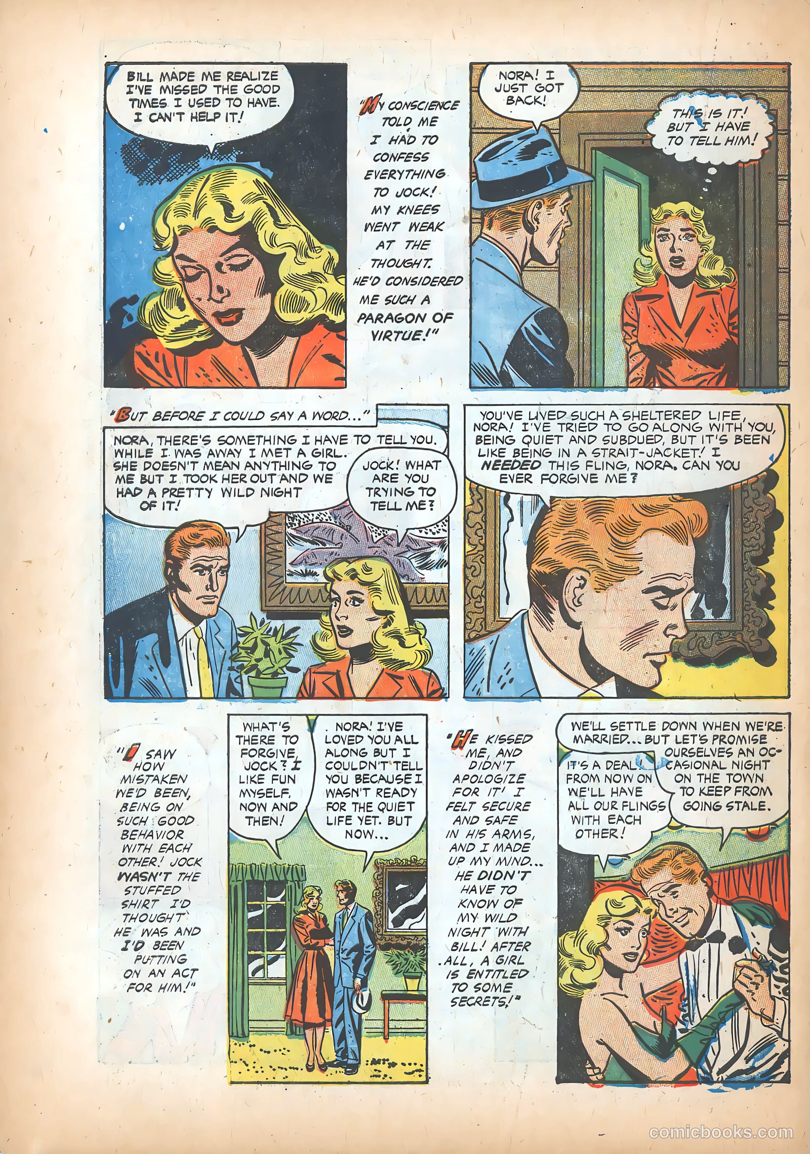 Diary Secrets #22 (1954) — page 34 of 37