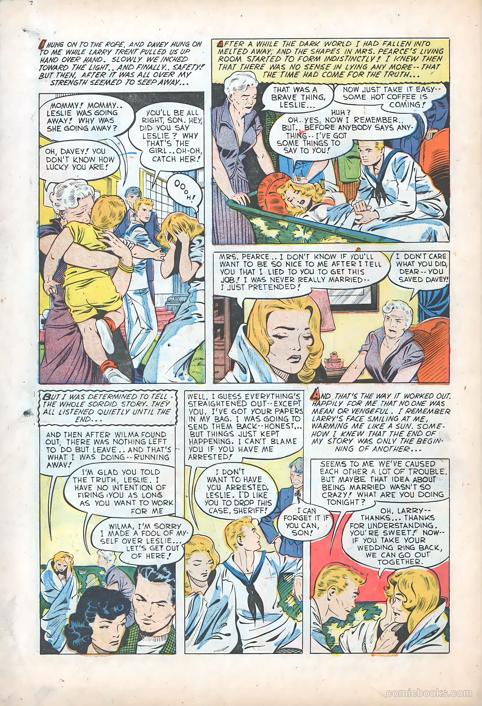 Diary Secrets #25 (1954) — page 34 of 36