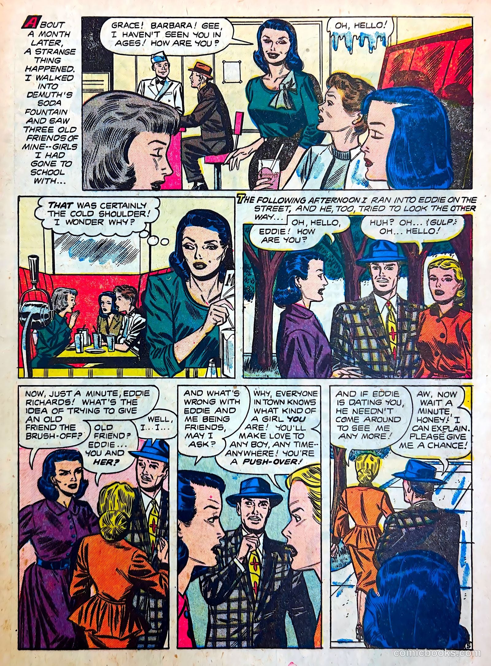 Diary Secrets #28 (1955) — page 7 of 36
