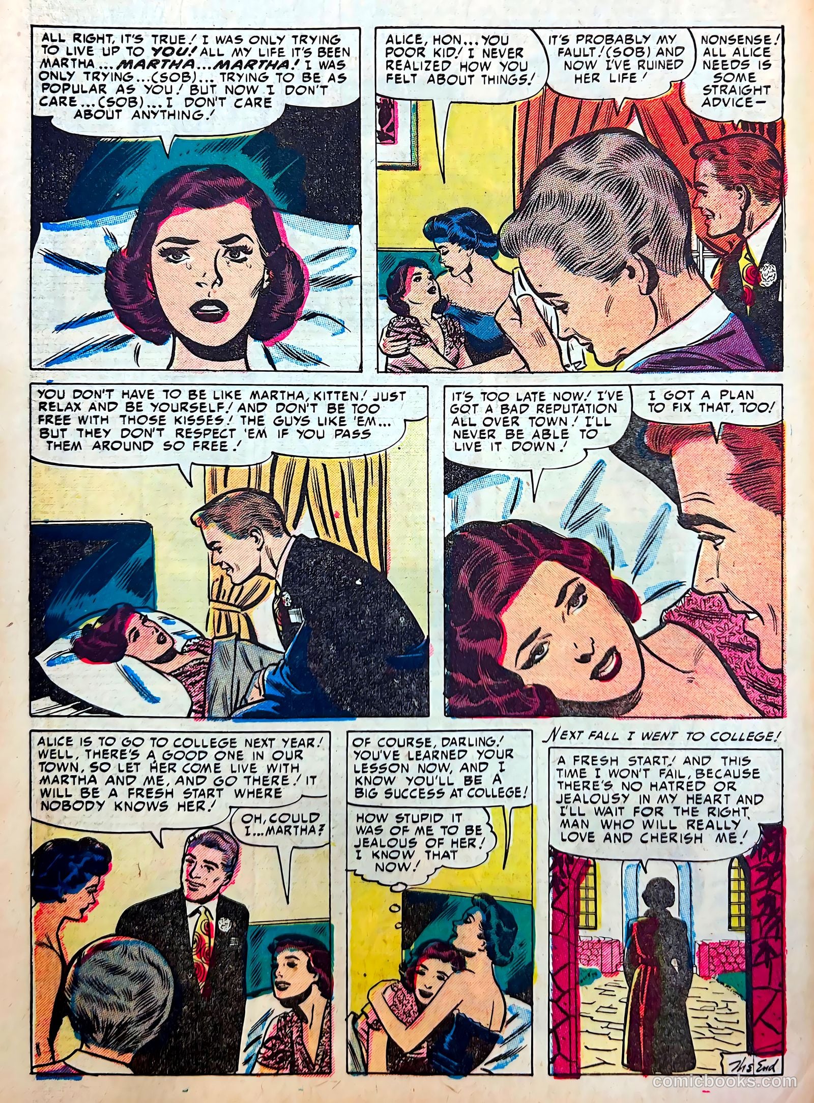 Diary Secrets #28 (1955) — page 32 of 36