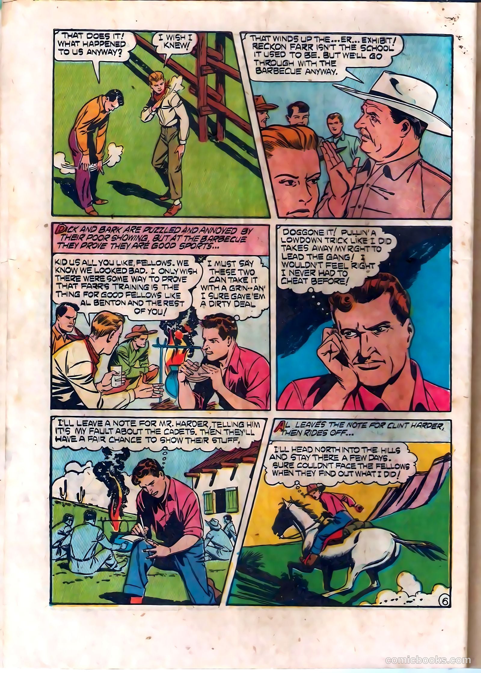 Dick Cole #6 (1949) — page 8 of 36