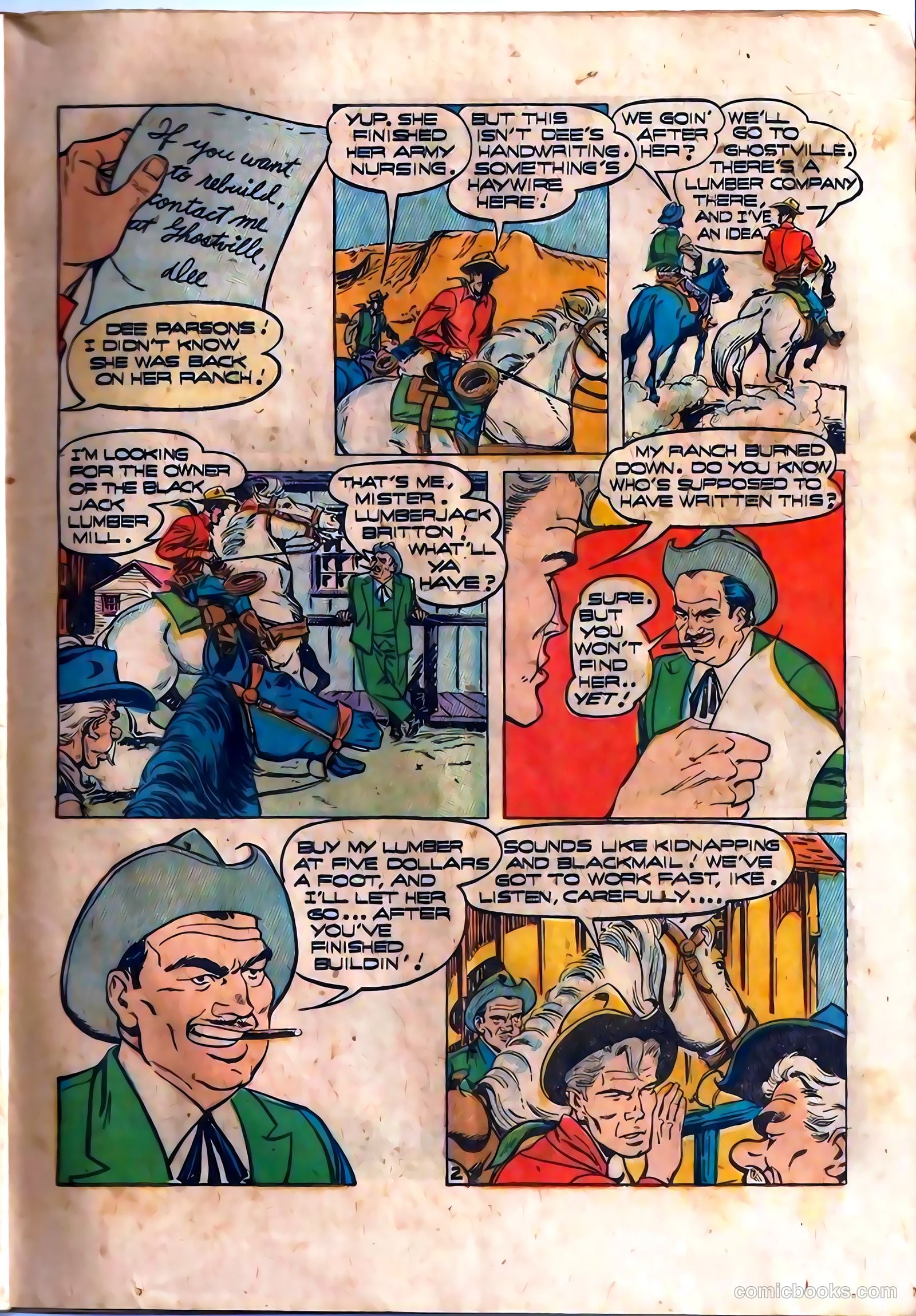 Dick Cole #6 (1949) — page 15 of 36